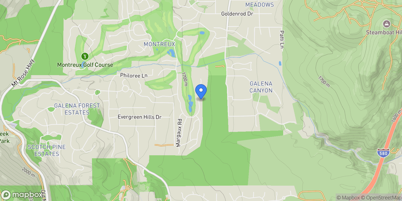 Map showing 5072 Bordeaux Court, Reno, NV 89511, Reno, Nevada, United States.