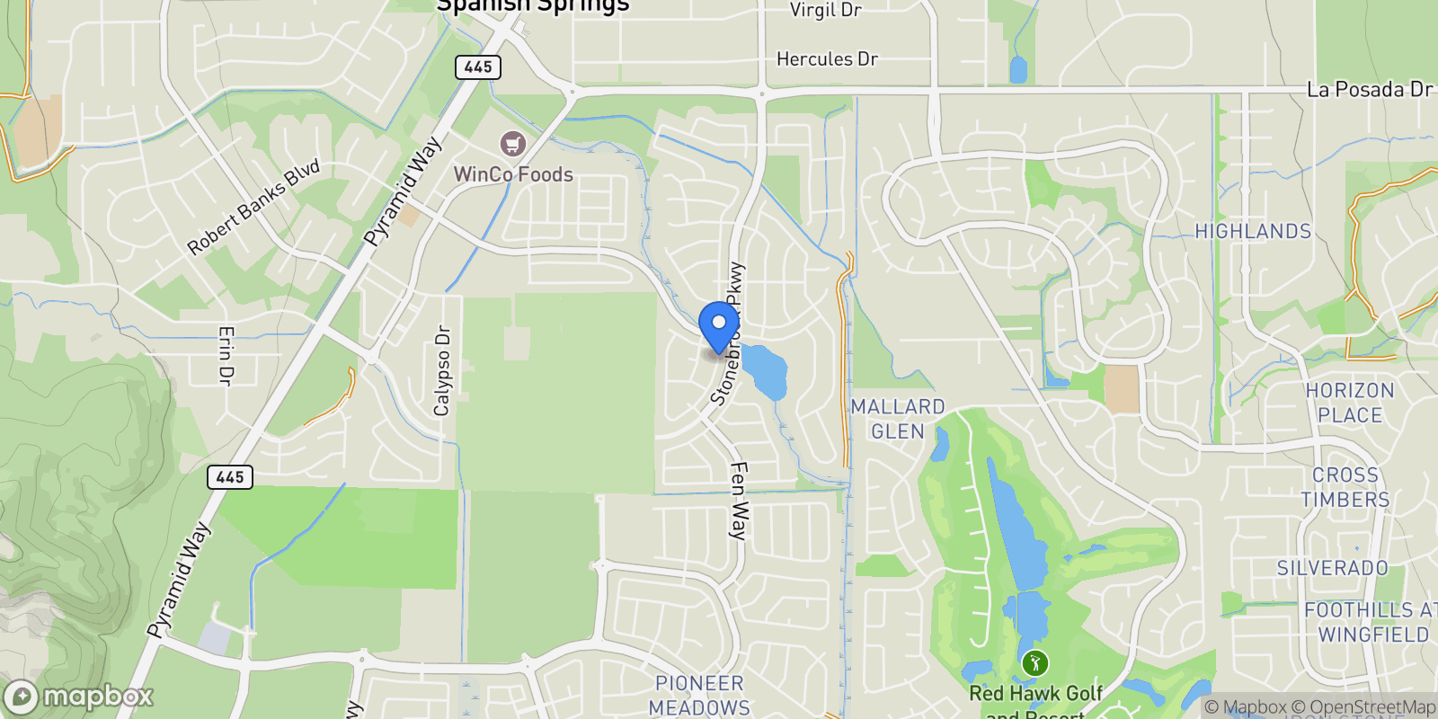 Map showing 7586 Evans Bridge Street, Sparks, NV 89436, Sparks, Nevada, United States.