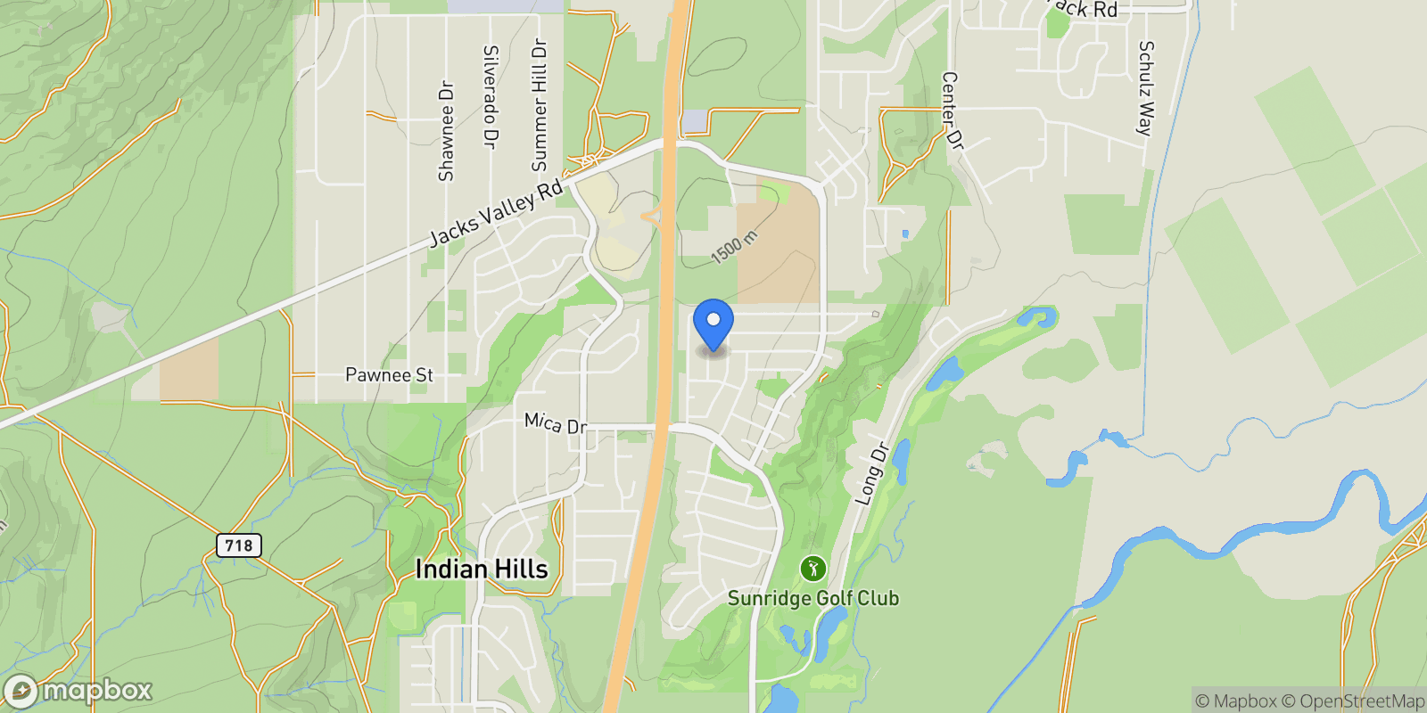 Map showing 3557 Loam Lane, Carson City, NV 89705, Genoa, Nevada, United States.