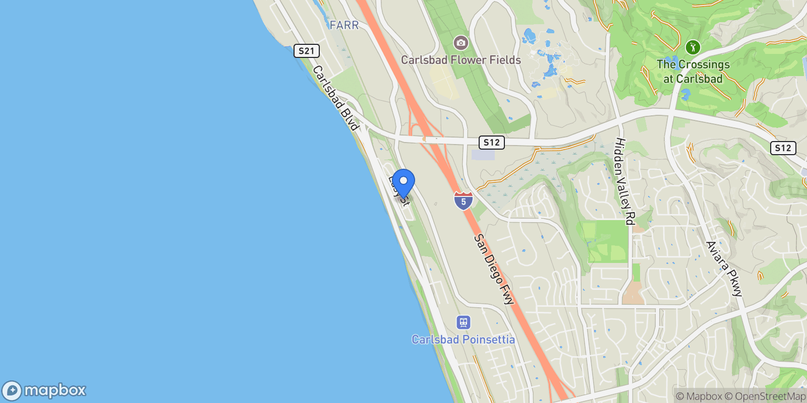 Map showing 204 Easy, Carlsbad, CA 92011, Carlsbad, California, United States.