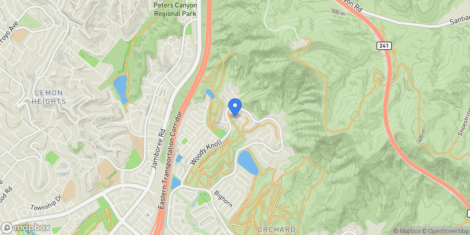 Map showing 212 Clear Falls, Irvine, CA 92602, Irvine, California, United States.