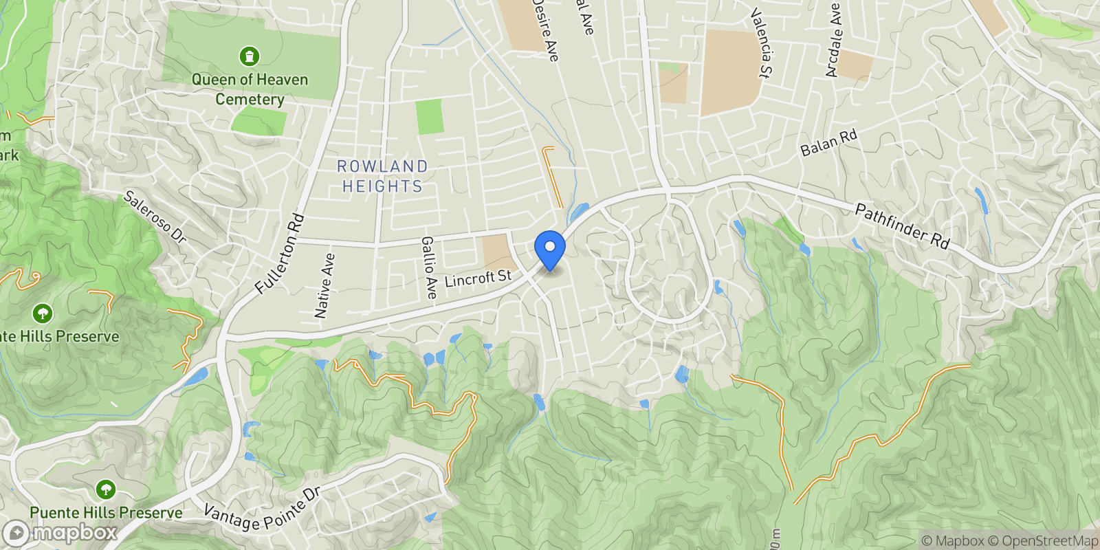 Map showing 2705 Dione Way, Rowland Heights, CA 91748, Rowland Heights, California, United States.