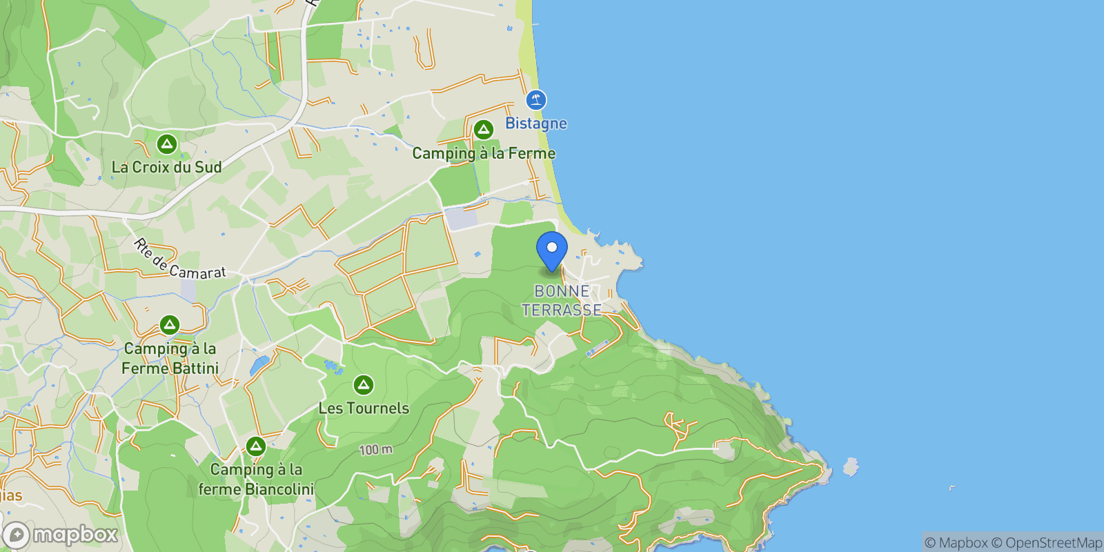 Map showing Ramatuelle, Provence-Alpes-Côte d'Azur, France.