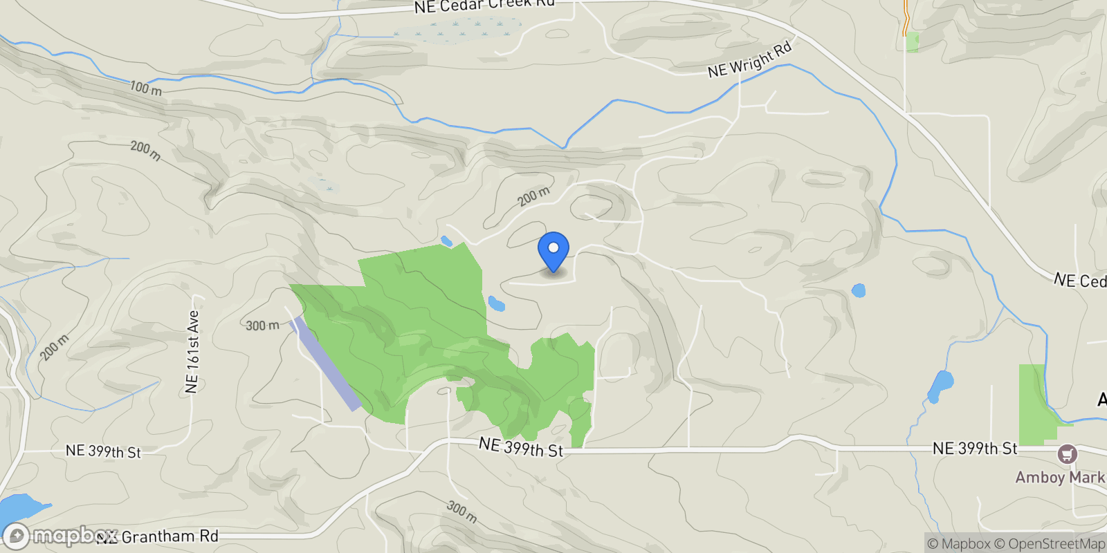 Map showing 18308 NE NEER CIR, Amboy, WA 98601, Amboy, Washington, United States.