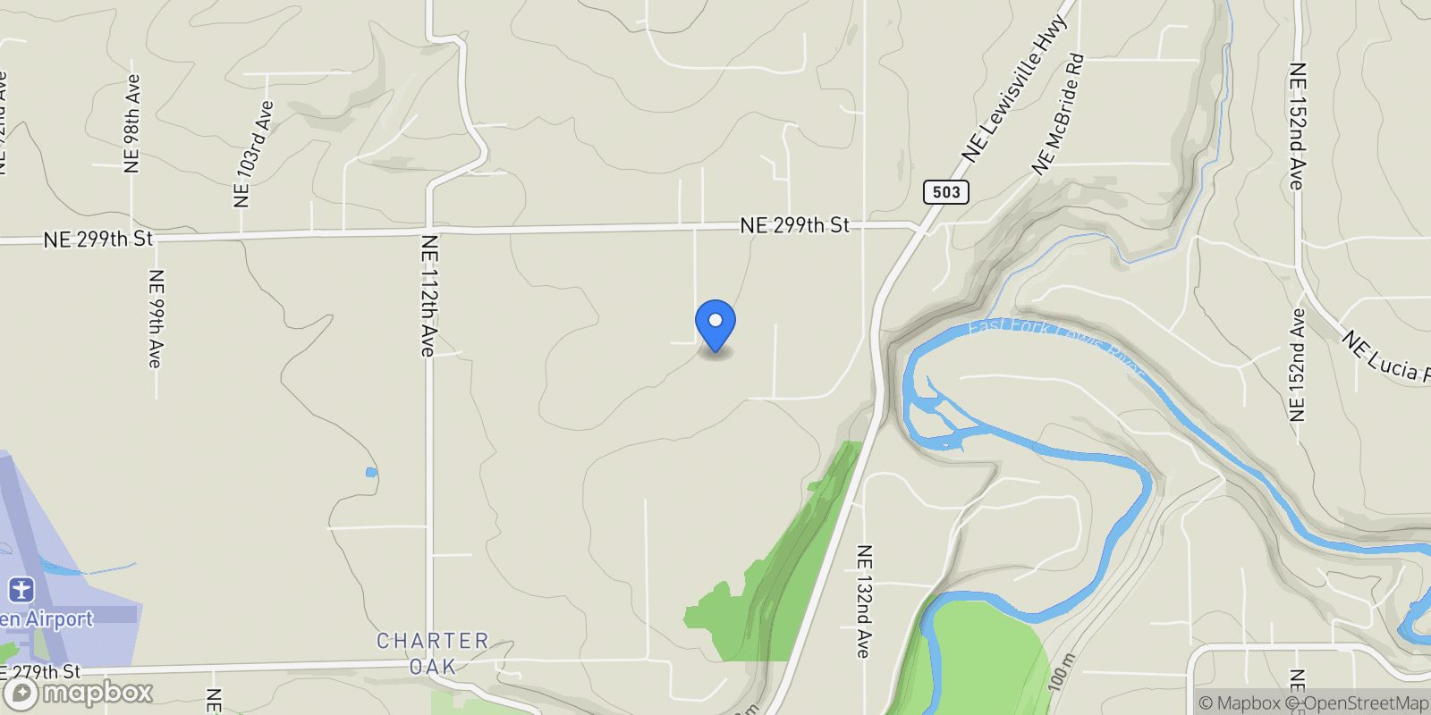 Map showing 29311 NE 124TH AVE, Battle Ground, WA 98604, Battle Ground, Washington, United States.