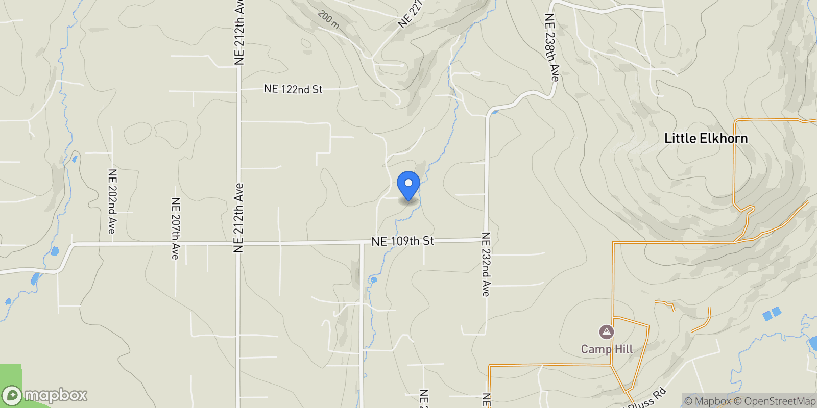 Map showing 22505 NE 113TH ST, Vancouver, WA 98682, Vancouver, Washington, United States.