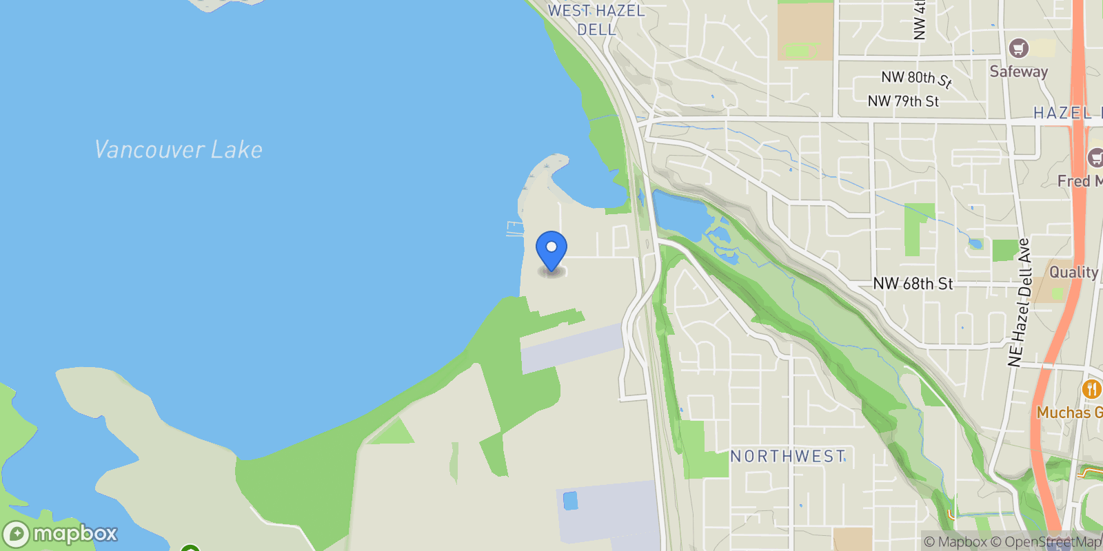 Map showing 6707 NW 26TH CT, Vancouver, WA 98665, Vancouver, Washington, United States.