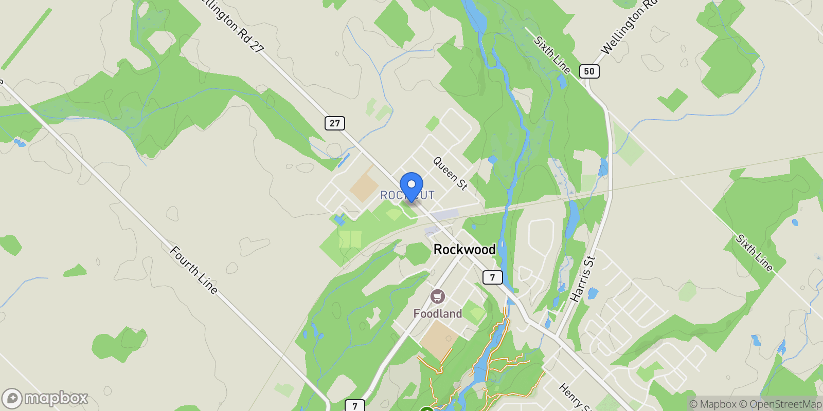 Map showing 243 Main Street, Guelph/Eramosa, ON, N0B 2K0, CANADA, Ontario, Canada.