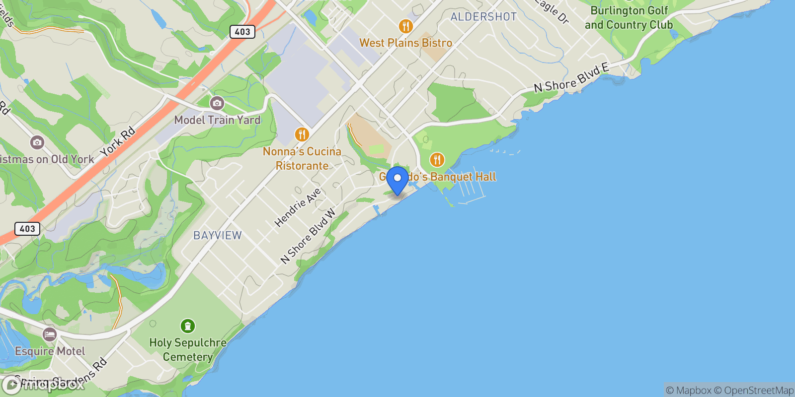 Map showing 90 Oaklands Park Court, Burlington, ON, L7T 4G9, CANADA, Burlington, Ontario, Canada.