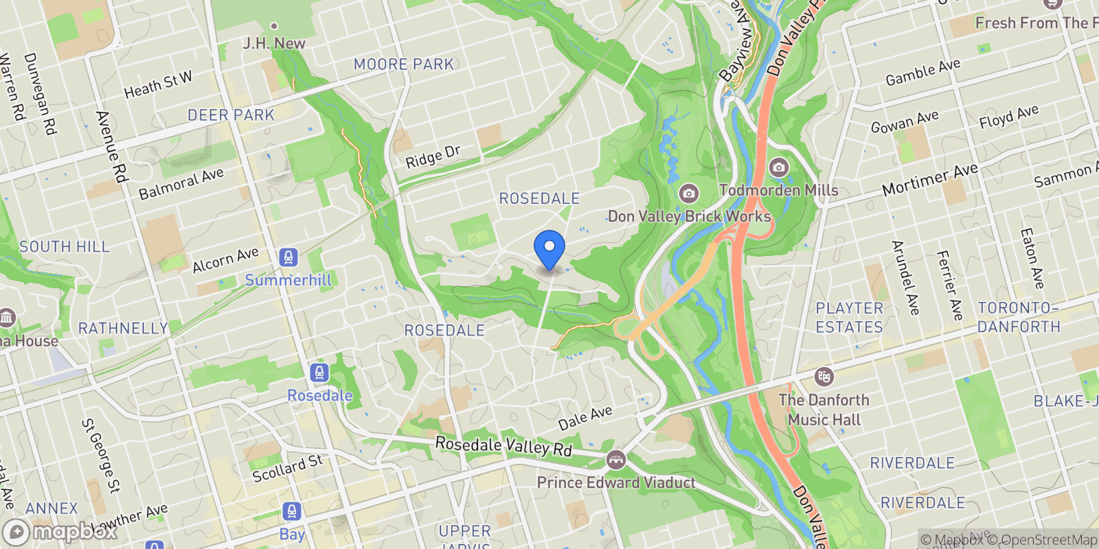 Map showing 114 GLEN ROAD, Toronto, ON, CANADA, Toronto, Ontario, Canada.