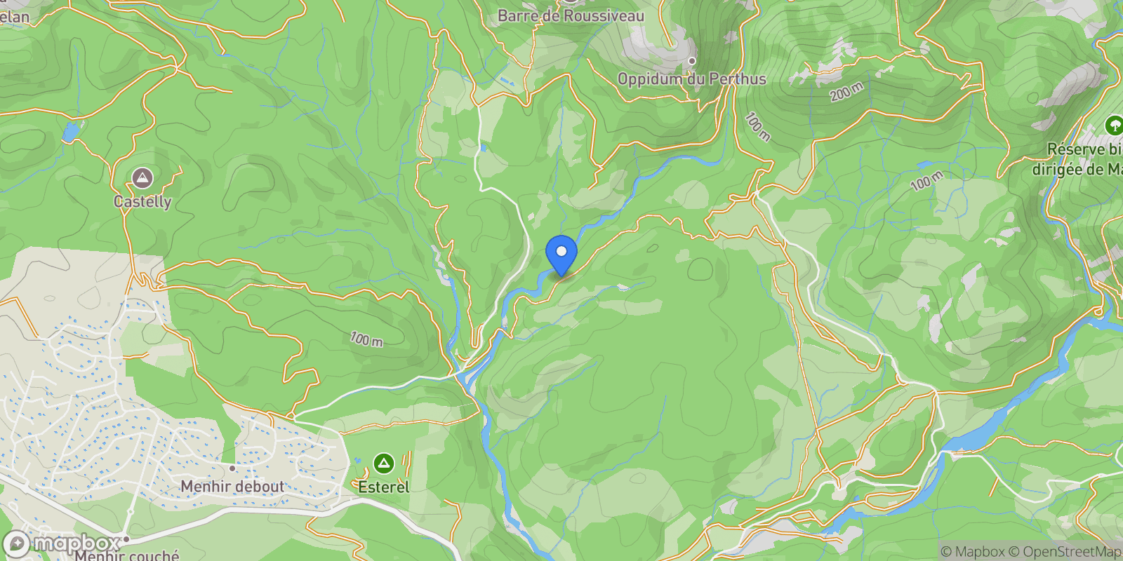 Map showing var, Saint-Raphaël, Provence-Alpes-Côte d'Azur, France.