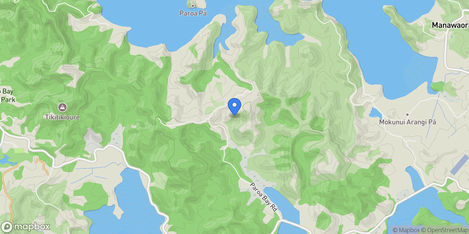 Map showing Share 2 Moturoa Island, Russell, Bay of Islands, NTL, Russell, Northland, New Zealand.