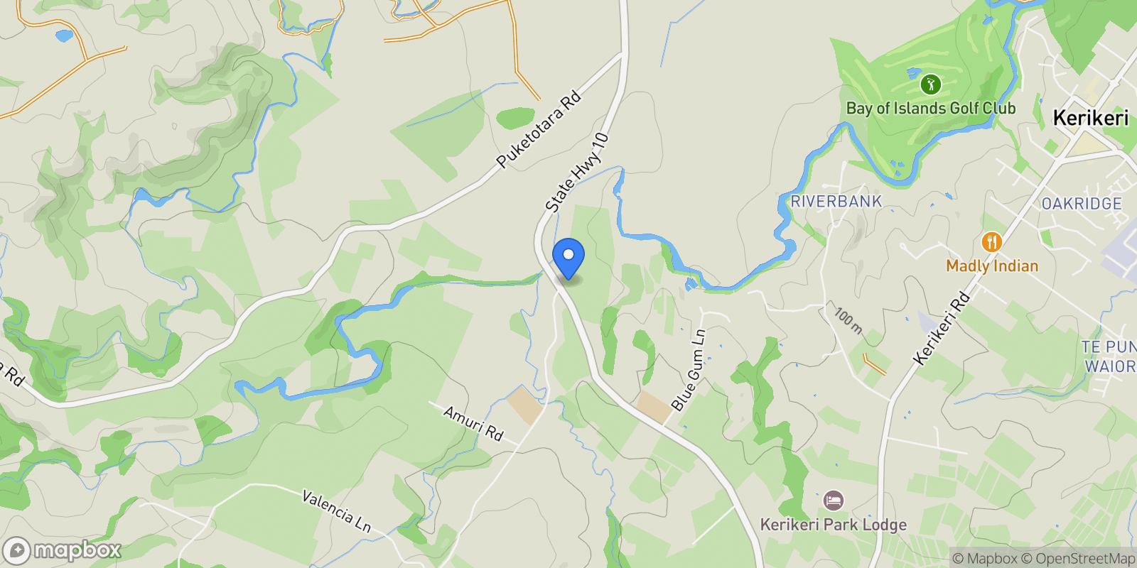 Map showing 1688B State Highway 10  , Kerikeri, NTL 0293, Kerikeri, Northland, New Zealand.