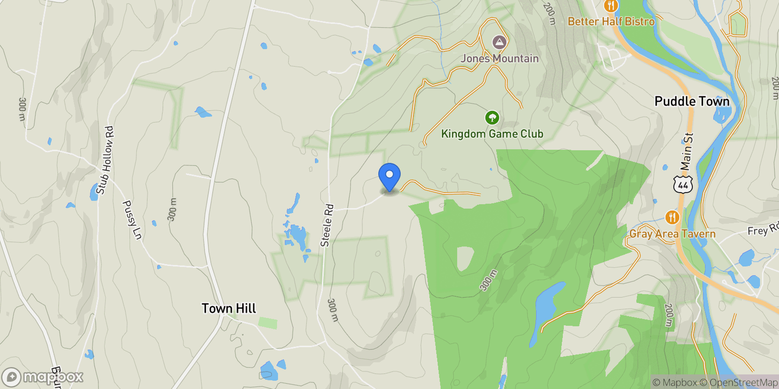 Map showing 57 Henderson Road, New Hartford, CT 06057, New Hartford, Connecticut, United States.