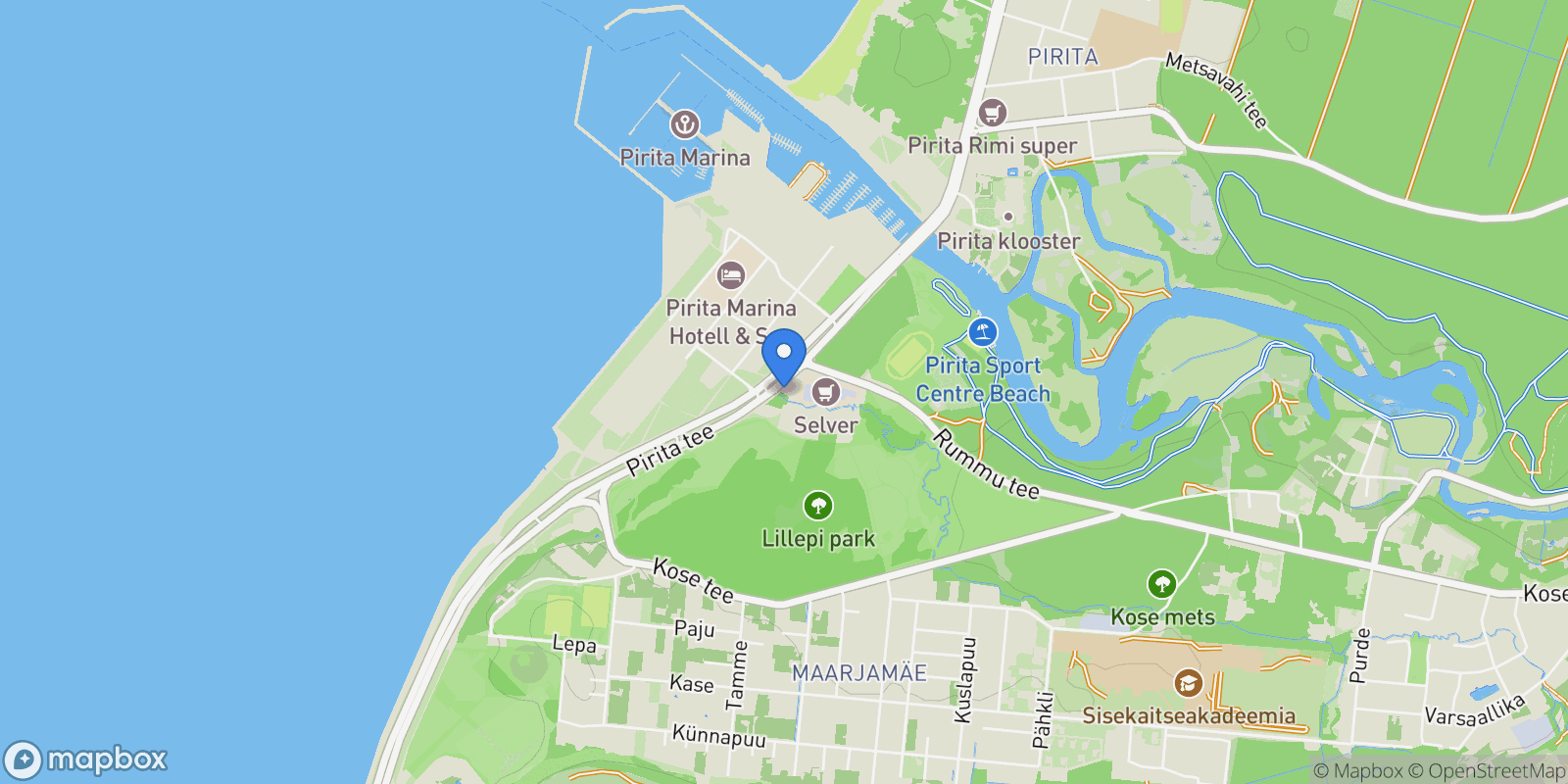 Map showing Masti Pirita, Tallinn, 37, Tallinn, Harju County, Estonia.