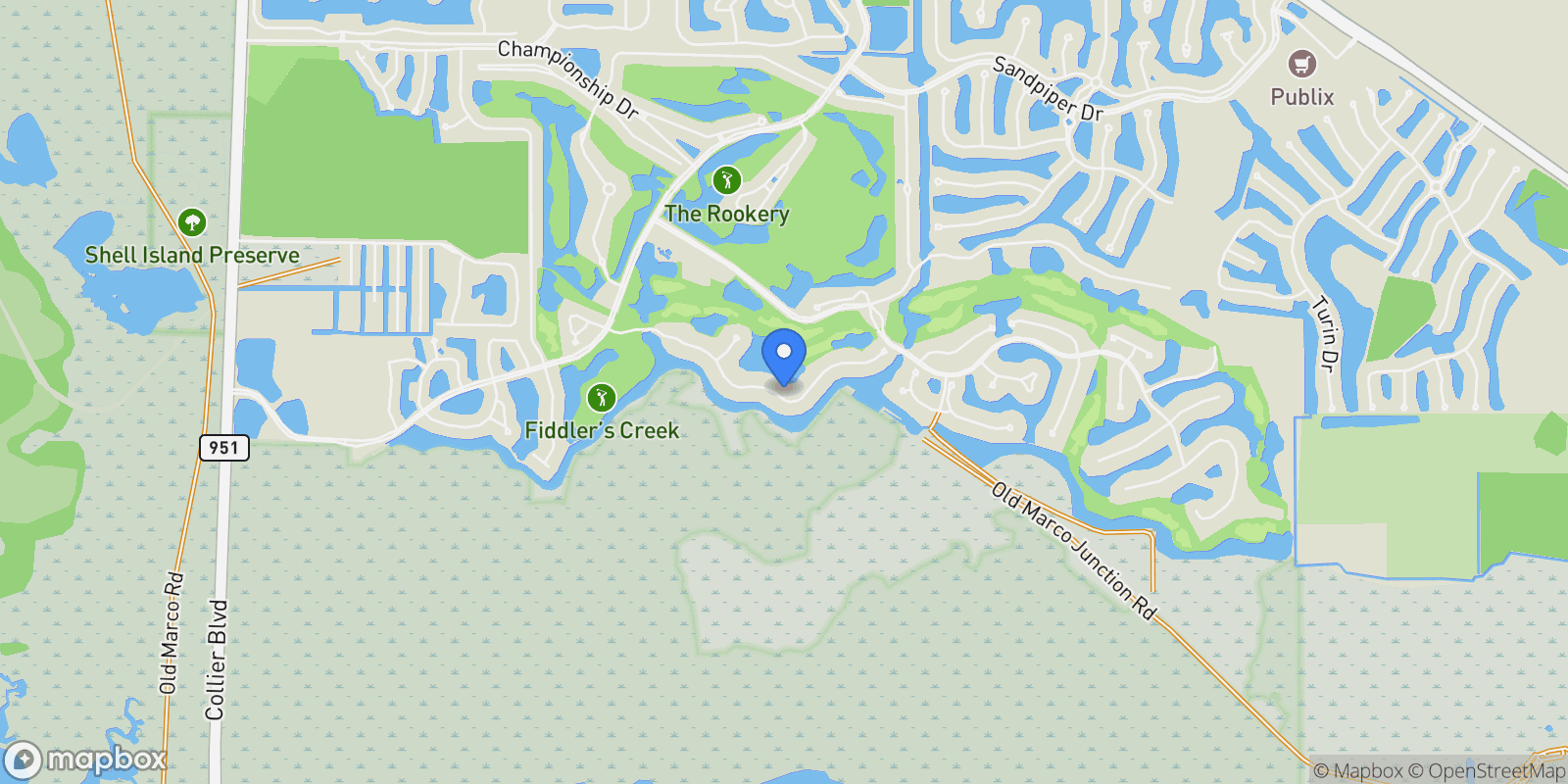 Map showing 3361 Runaway Lane, Naples, FL 34114, Naples, Florida, United States.