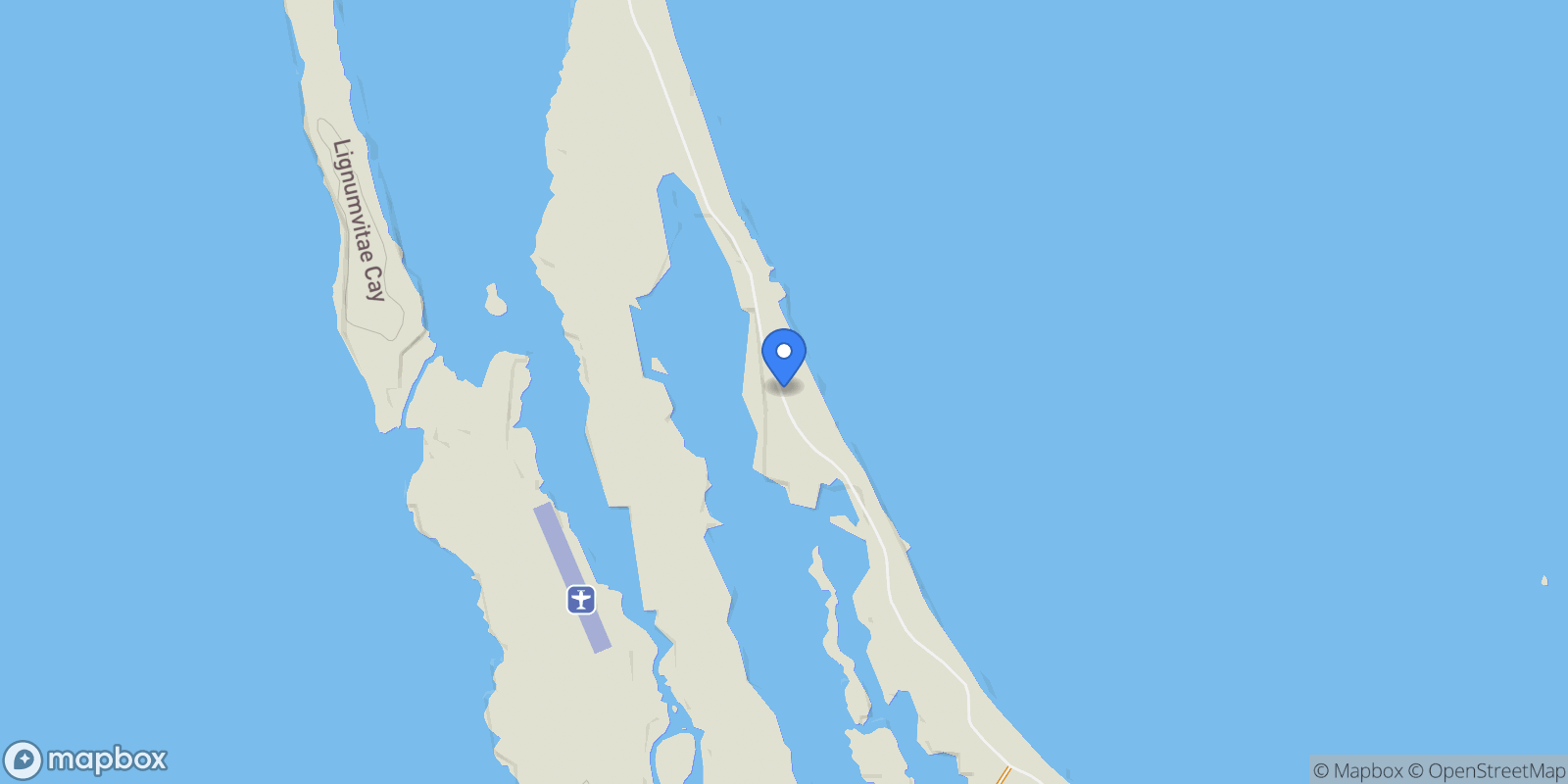 Map showing Lot 6, Block 120, Great Harbour Cay, Berry Islands, Bullock Harbour, Berry Islands, The Bahamas.