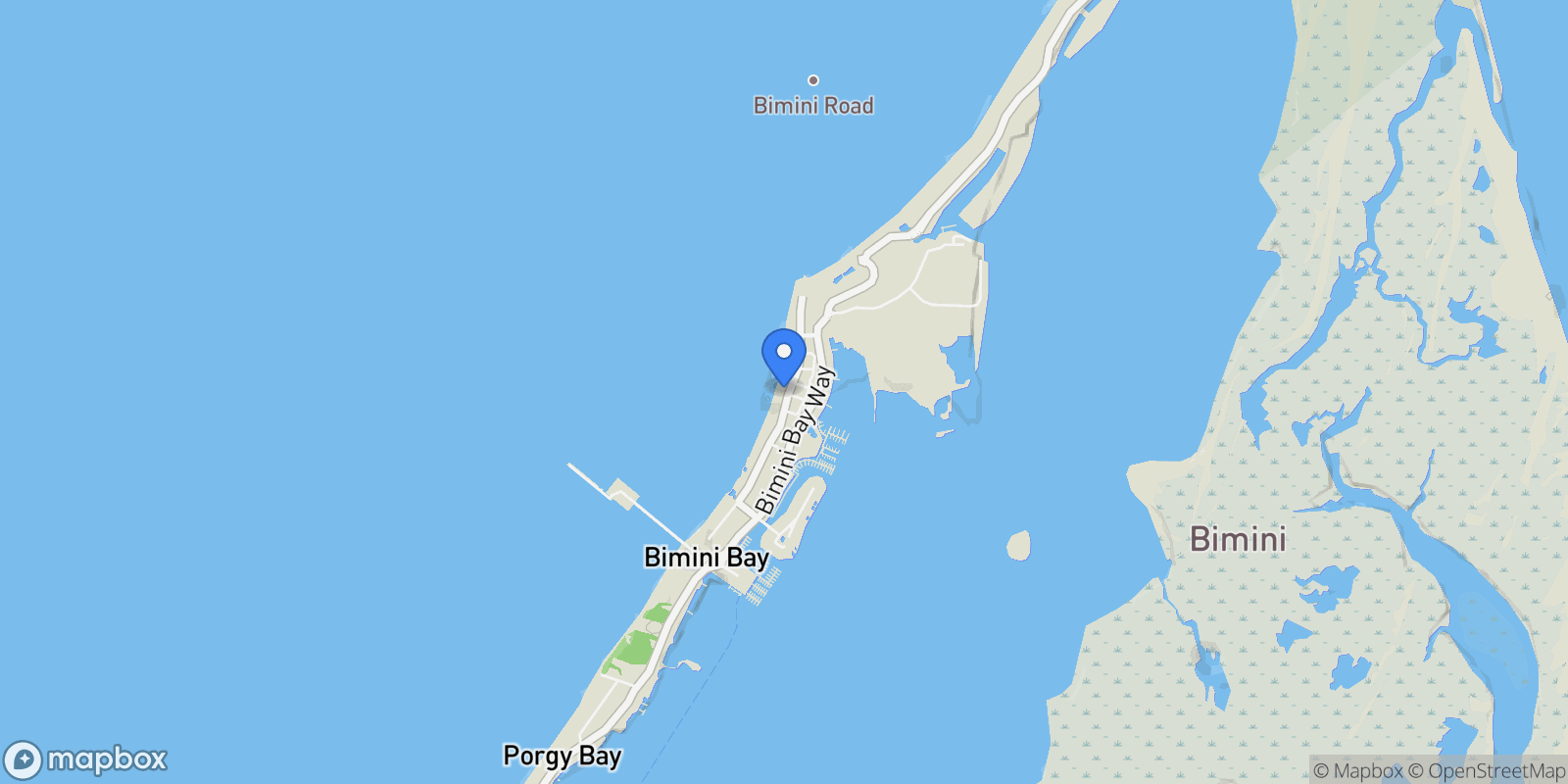 Map showing North Bimini House For Sale, Bimini Bay, Bimini, BI, Bailey Town, Bimini, The Bahamas.