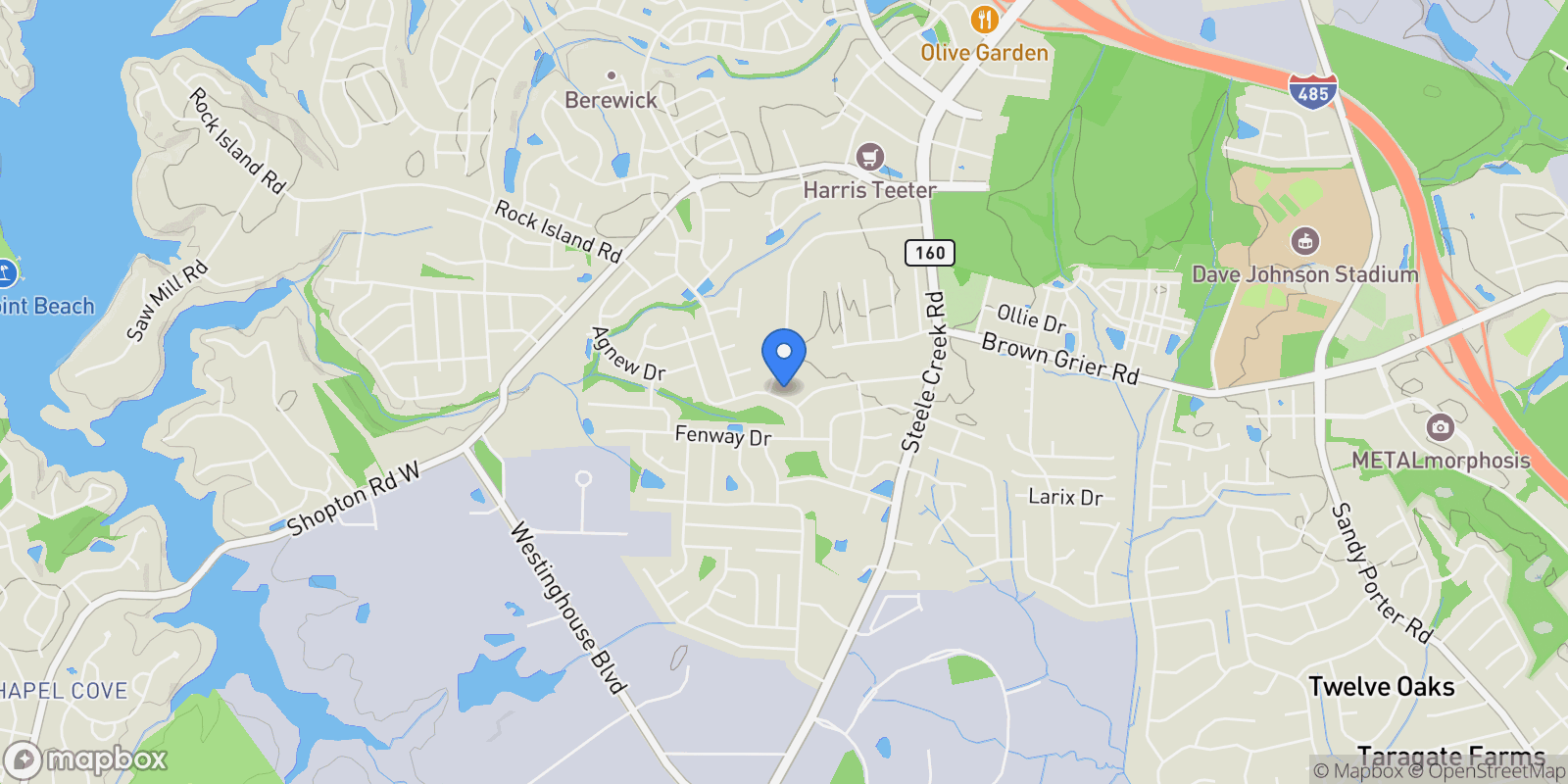 Map showing 8115 Kelburn Lane , Charlotte, NC 28273, Charlotte, North Carolina, United States.