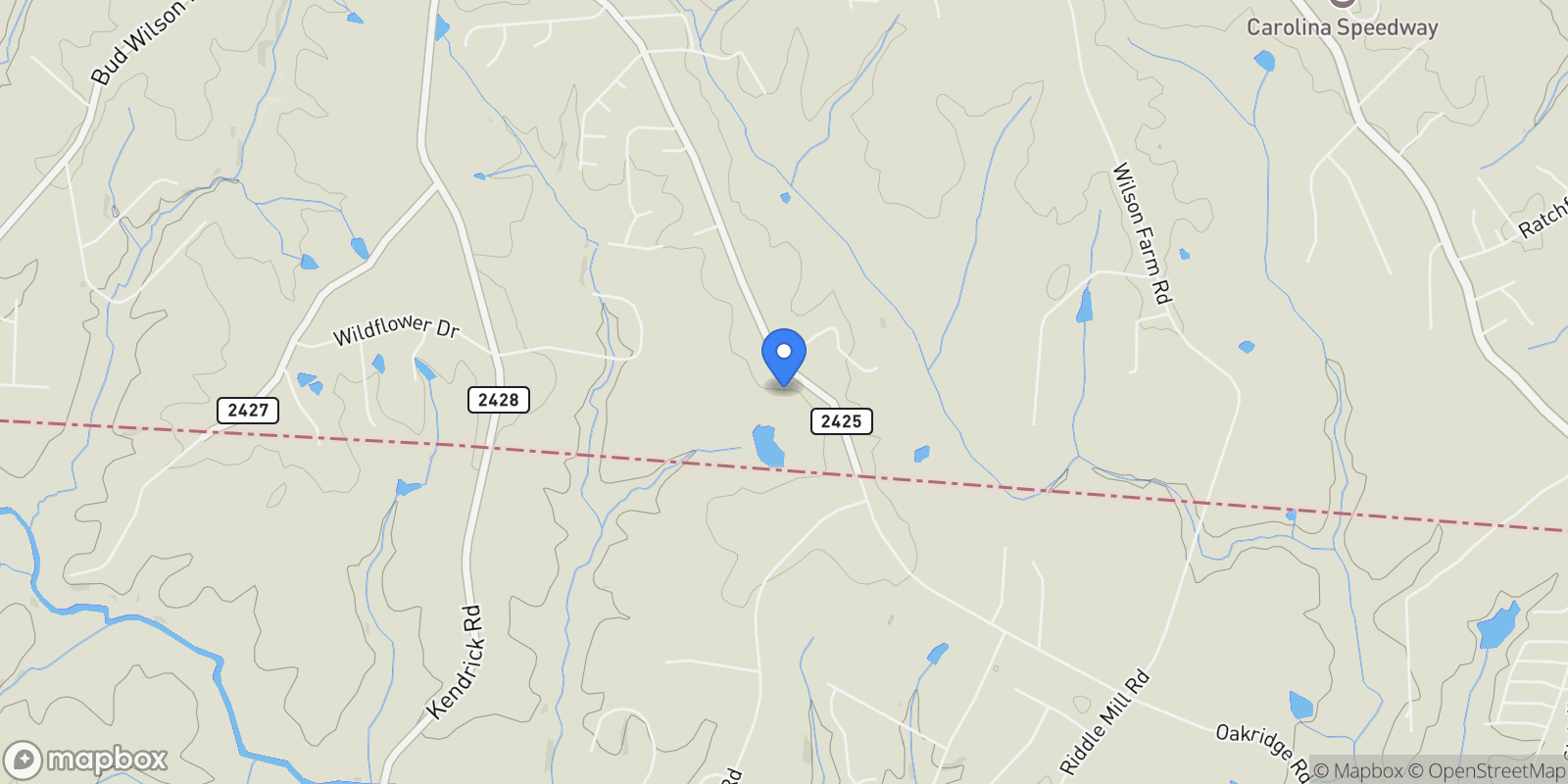 Map showing 5007 Carolina North Drive, Gastonia, NC 28056, Gastonia, North Carolina, United States.