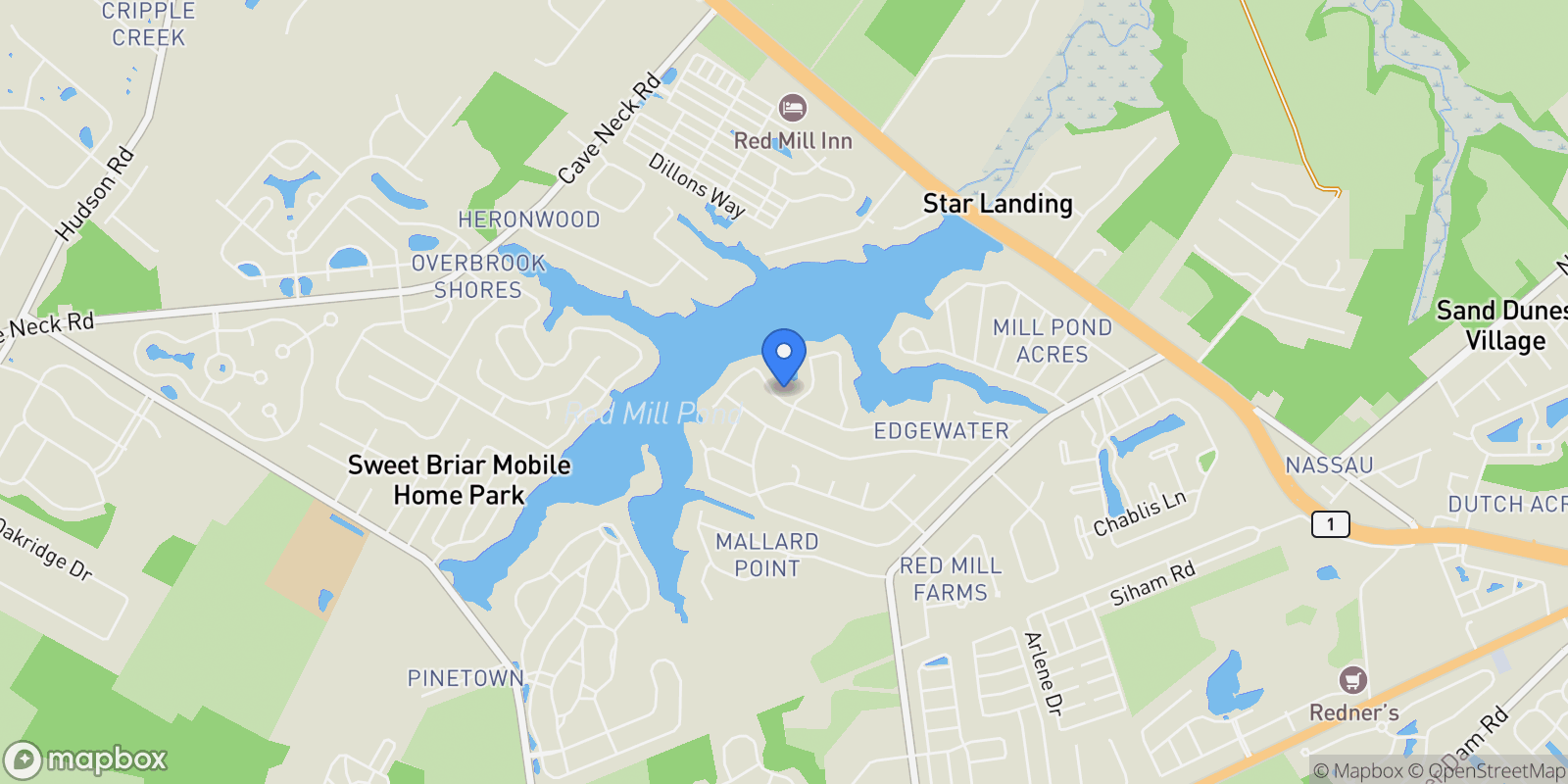 Map showing 30859 Edgewater Drive, Lewes, DE 19958, Lewes, Delaware, United States.