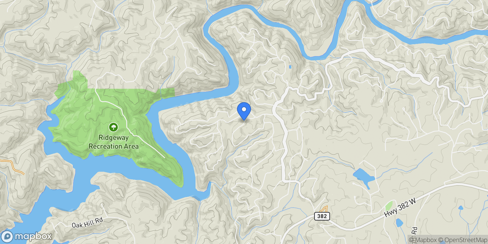 Map showing 740 Oneida Circle, Ellijay, GA 30540, Ellijay, Georgia, United States.