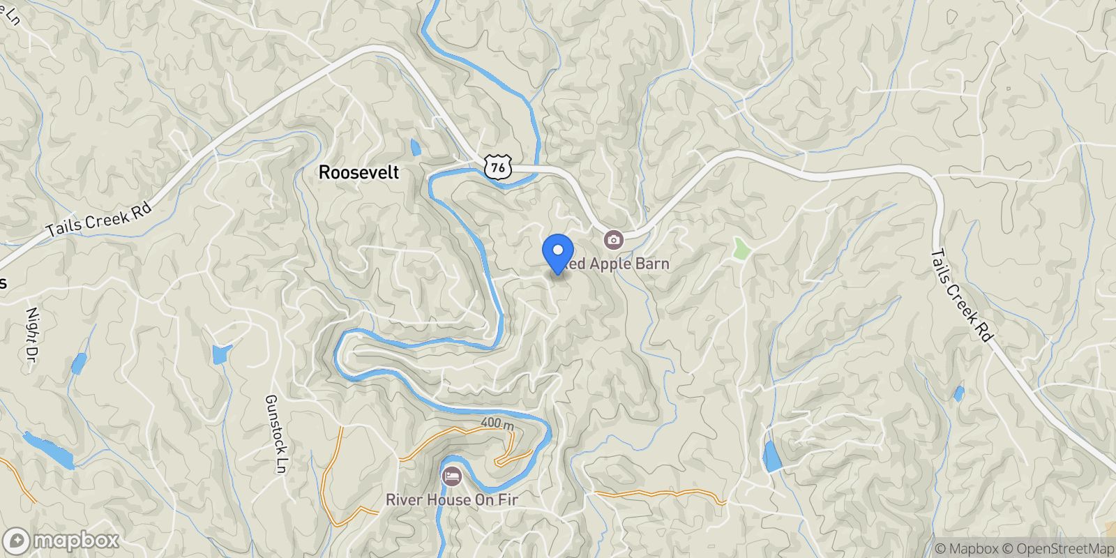 Map showing 142 Mountain Trace, Ellijay, GA 30540, Ellijay, Georgia, United States.