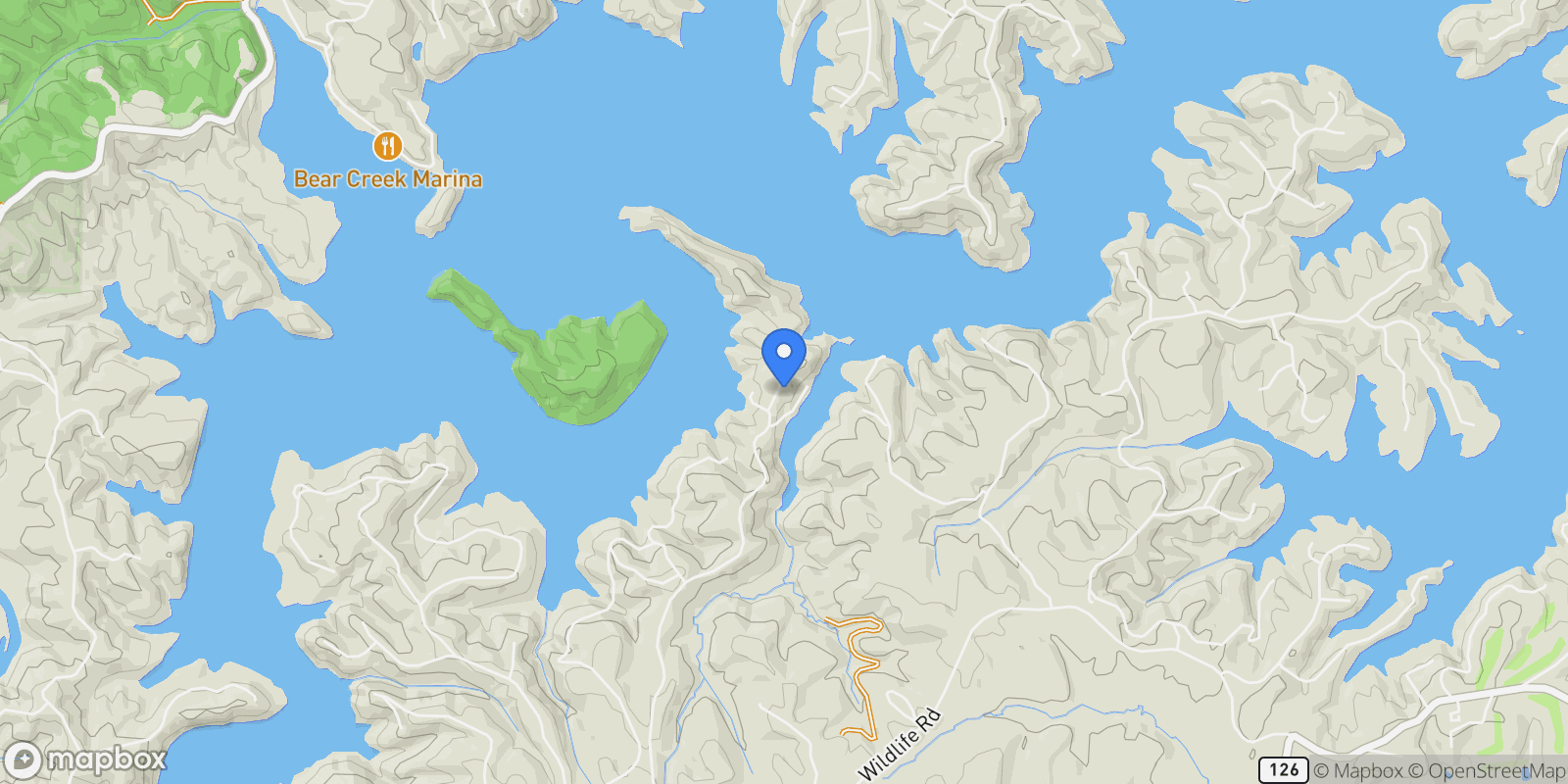 Map showing 1224 Forest Lake Heights Drive, Nebo, NC 28761, Nebo, North Carolina, United States.