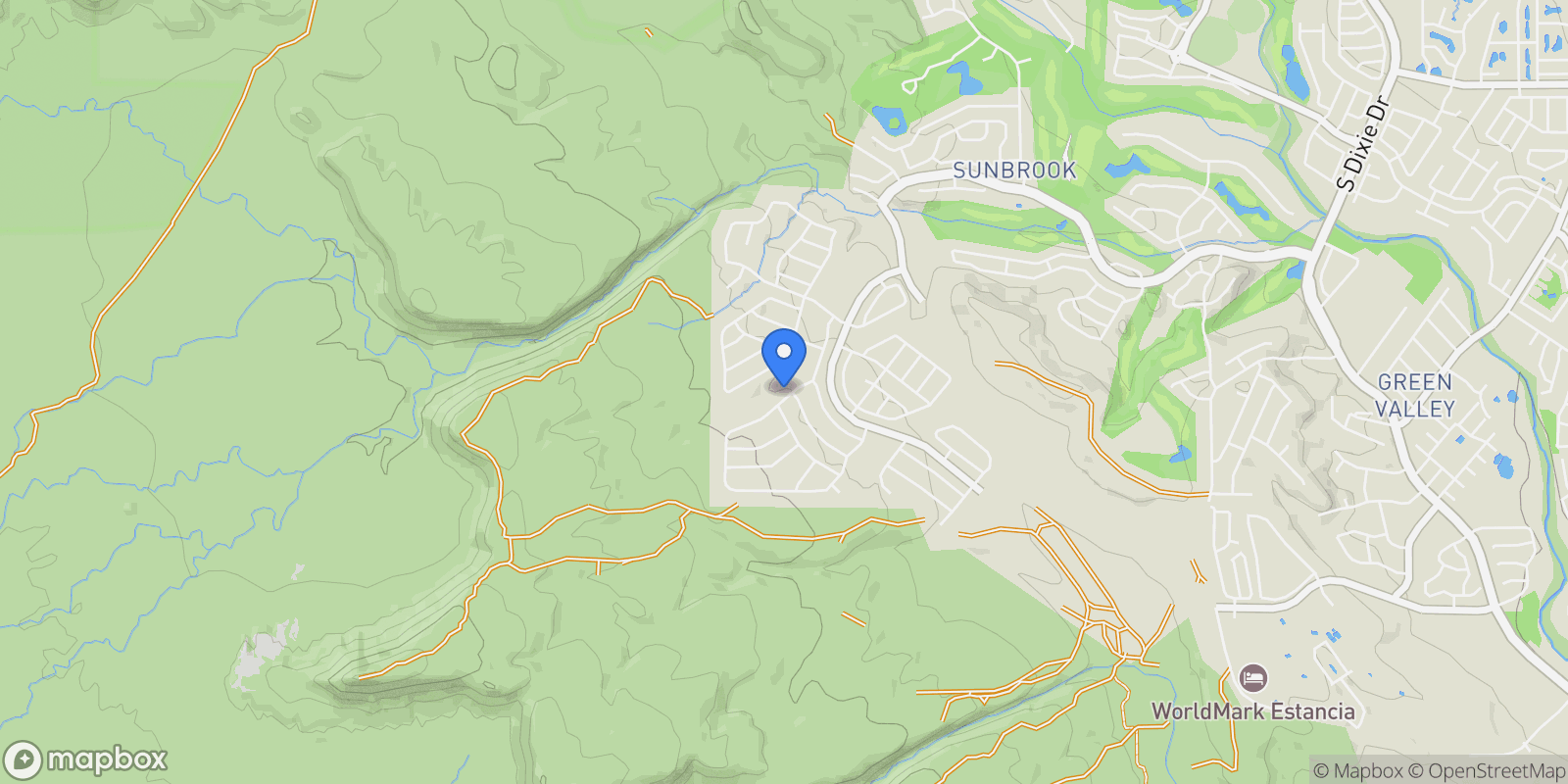 Map showing 546 S Cecita Way, St. George, Utah, United States.