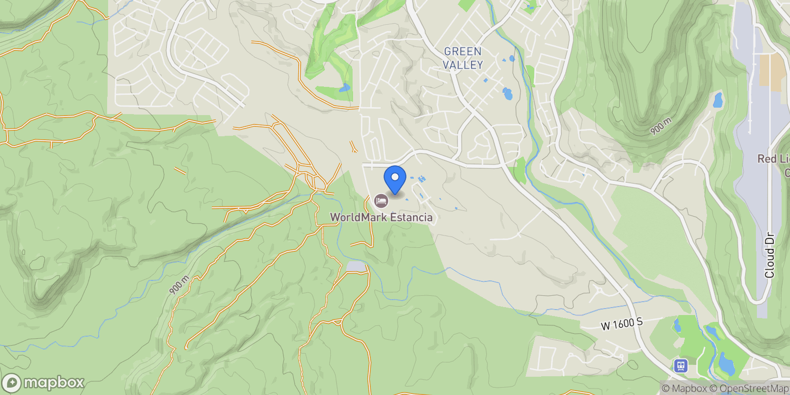 Map showing 1143 S GAP CANYON Parkway #6, St. George, Utah, United States.