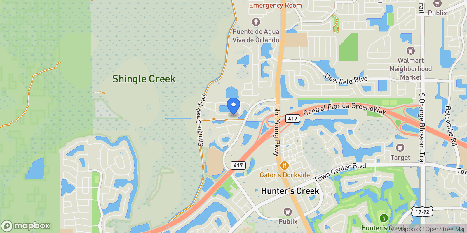 Map showing 13230 Luxbury Loop, Orlando, FL 32837, Orlando, Florida, United States.