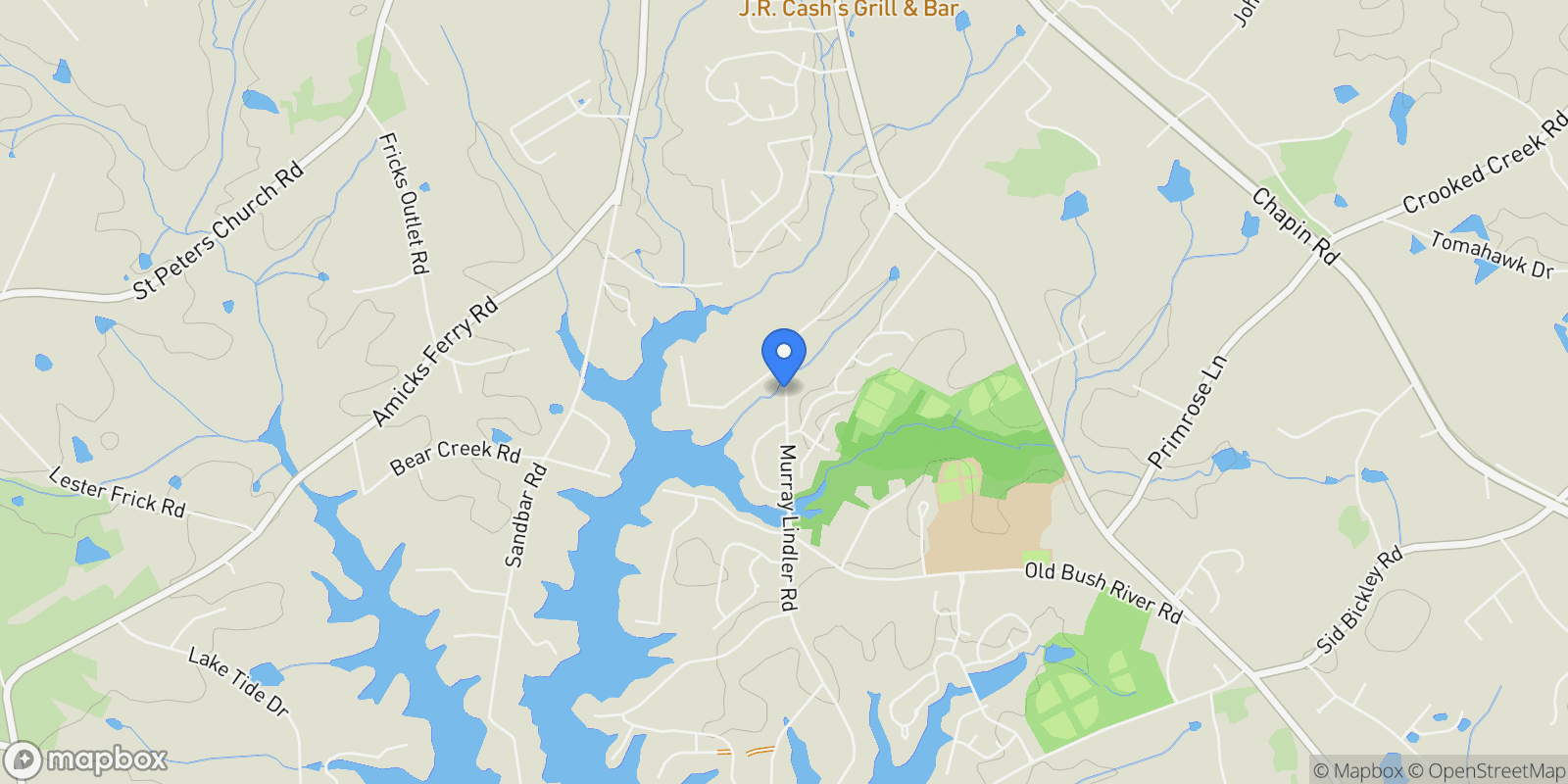 Map showing 524 Murray Lindler Road, Chapin, SC 29036, Chapin, South Carolina, United States.