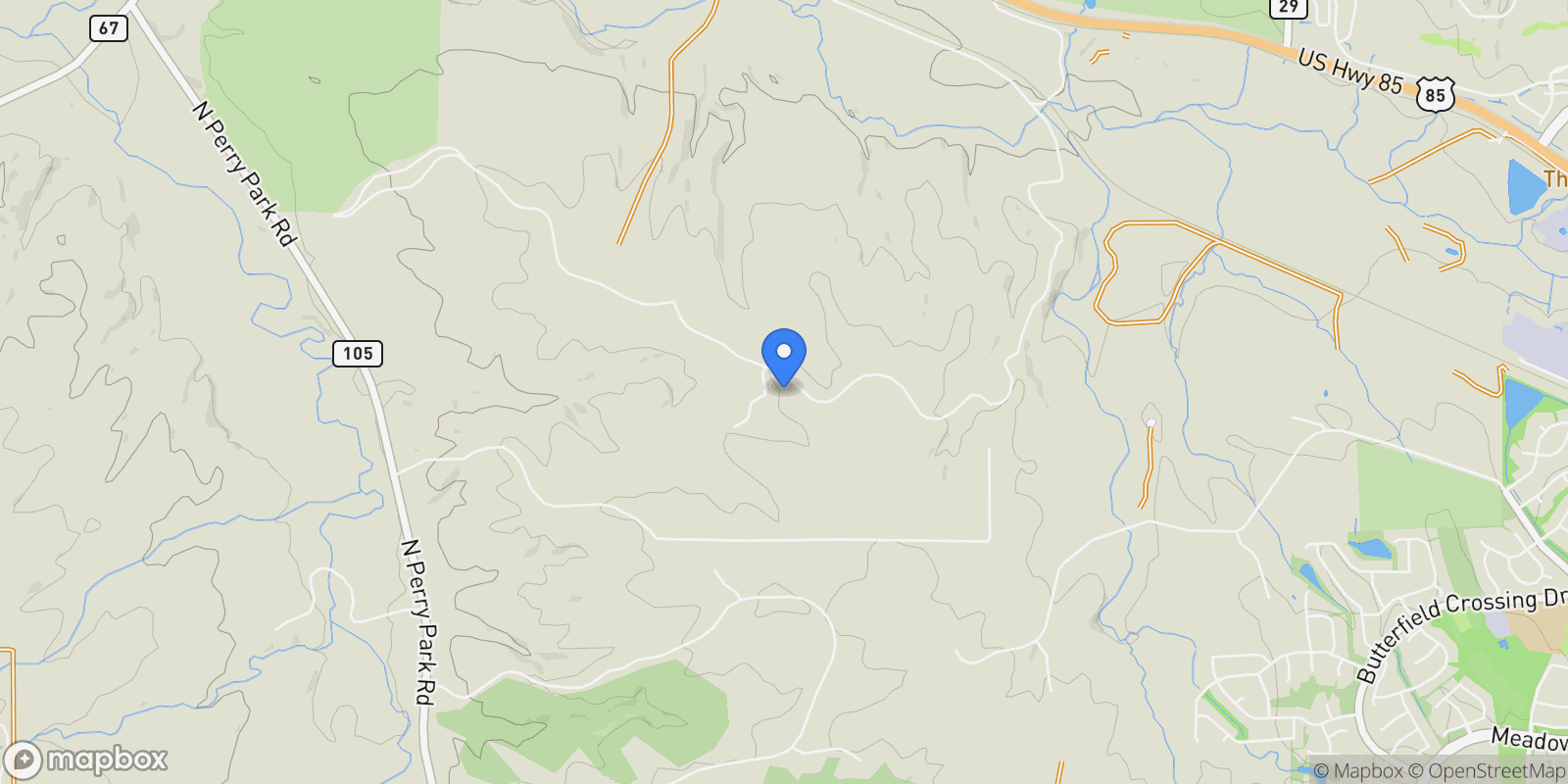 Map showing 2814 Charlford Lane , Sedalia, CO 80135, Sedalia, Colorado, United States.