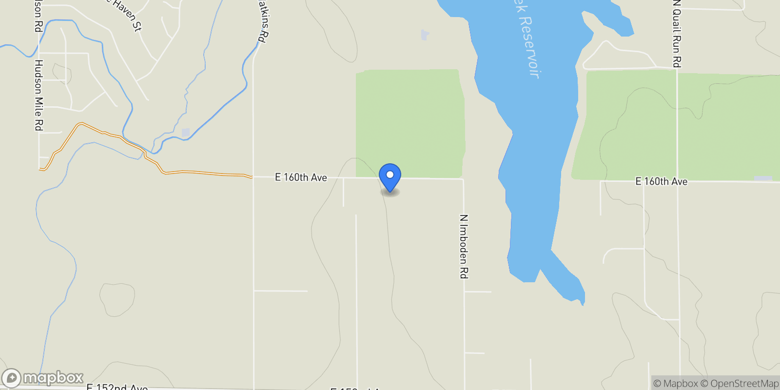 Map showing 2 Imboden Road , Brighton, CO 80603, Commerce City, Colorado, United States.