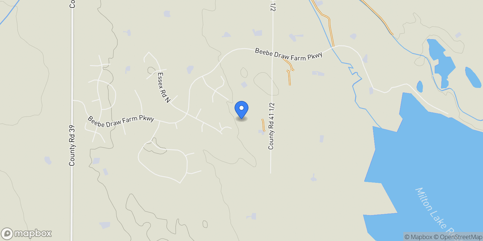Map showing 16477 Stoneleigh Road , Platteville, CO 80651, Platteville, Colorado, United States.