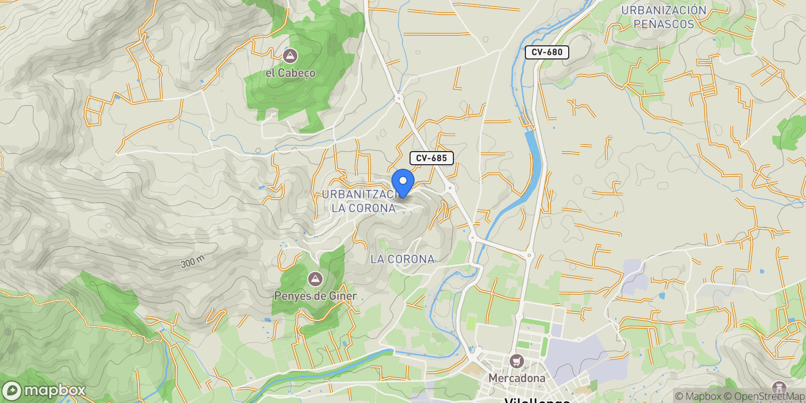 Map showing Ador, Valencia, Ador, Ador, Valencian Community, Spain.