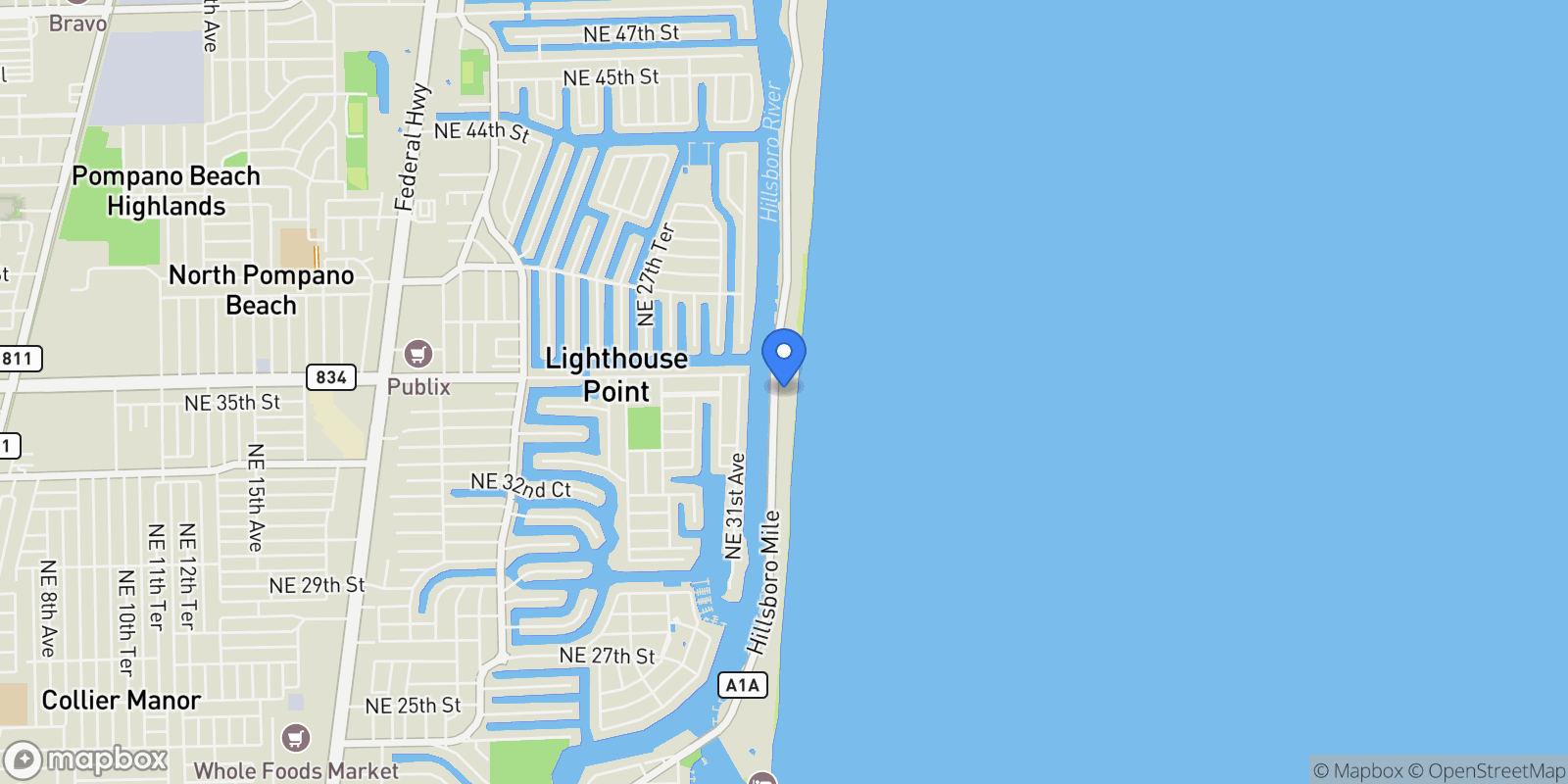Map showing 328 West Hillsdale Street, Los Angeles, CA 90302, Inglewood, California, United States.