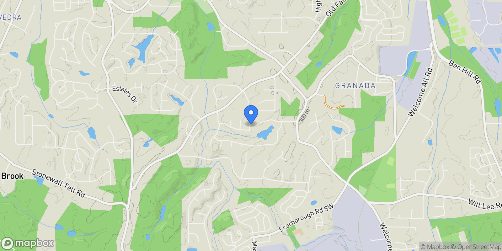 Map showing South Fulton, Tennessee, United States.