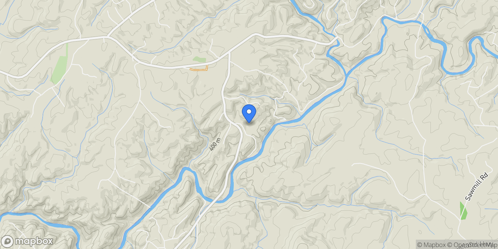 Map showing Dahlonega, Georgia, United States.