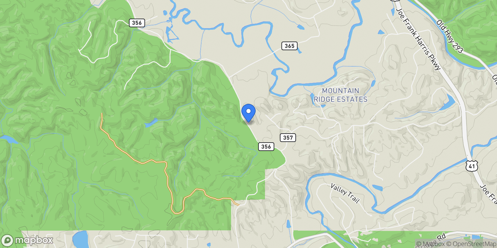 Map showing 455A Bates Road, Cartersville, GA 30120, Cartersville, Georgia, United States.