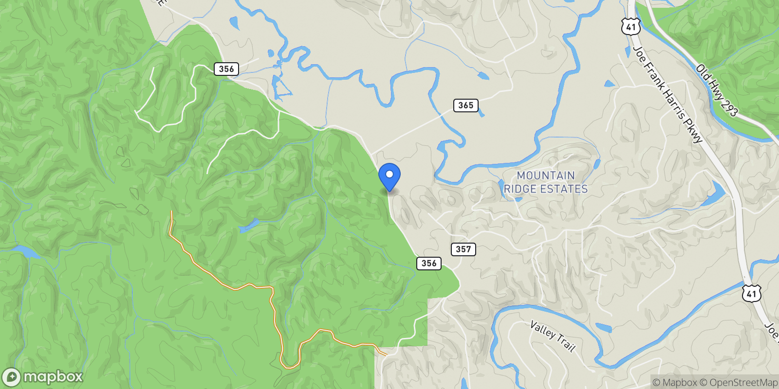 Map showing 455A Bates Road, Cartersville, GA 30120, Cartersville, Georgia, United States.