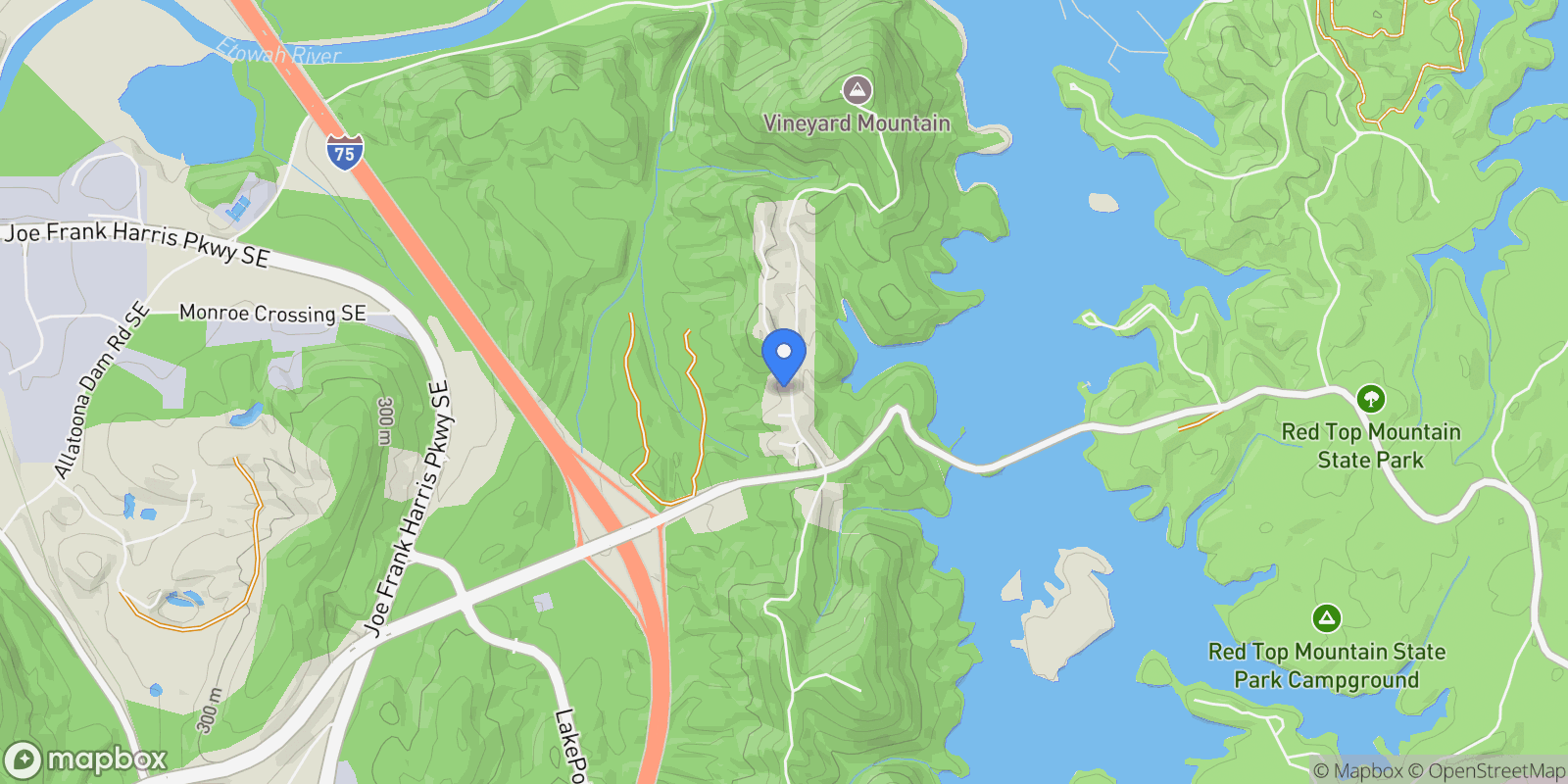 Map showing 11 York Trace, Cartersville, GA 30121, Cartersville, Georgia, United States.