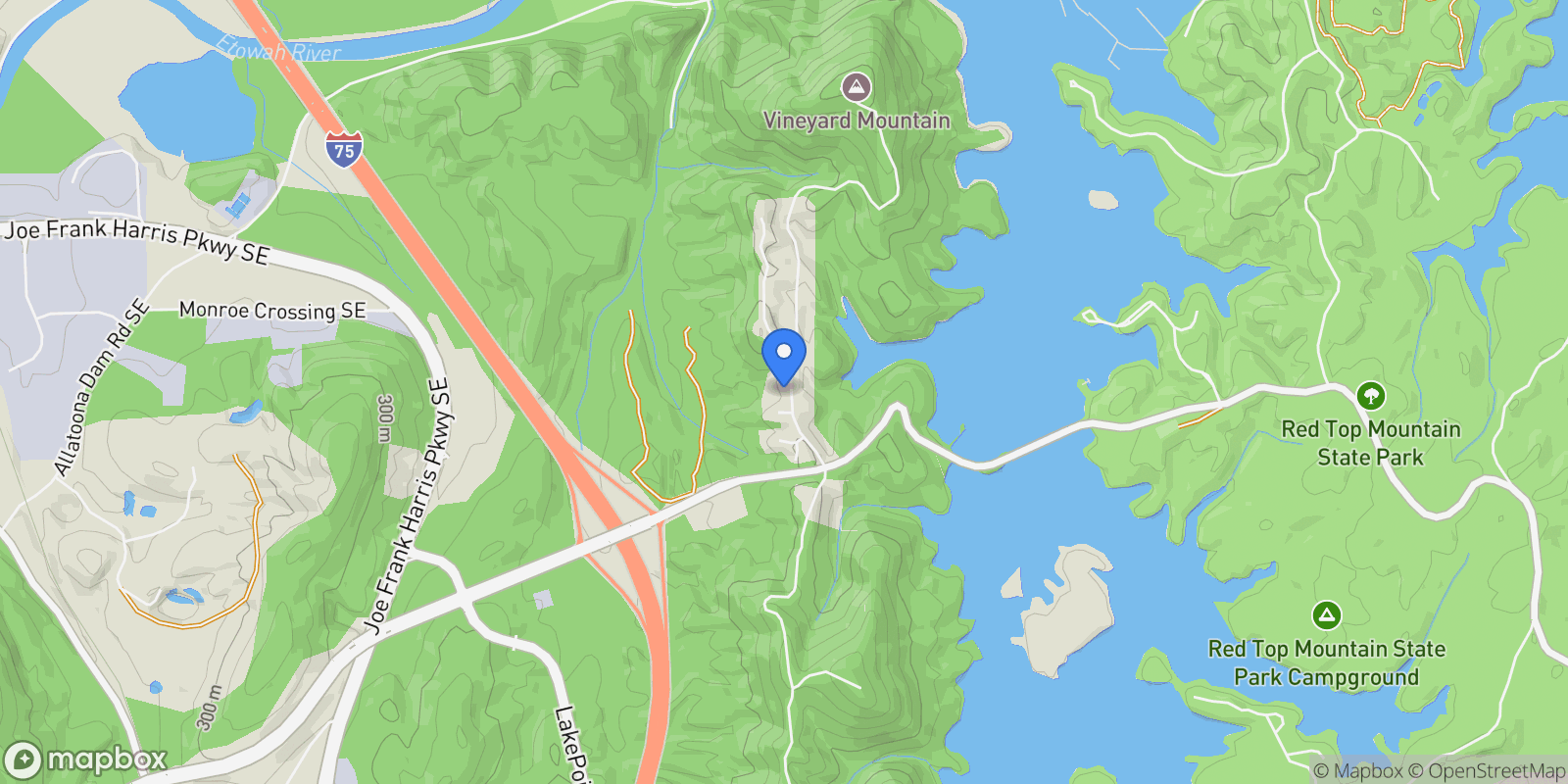 Map showing 11 York Trace, Cartersville, GA 30121, Cartersville, Georgia, United States.