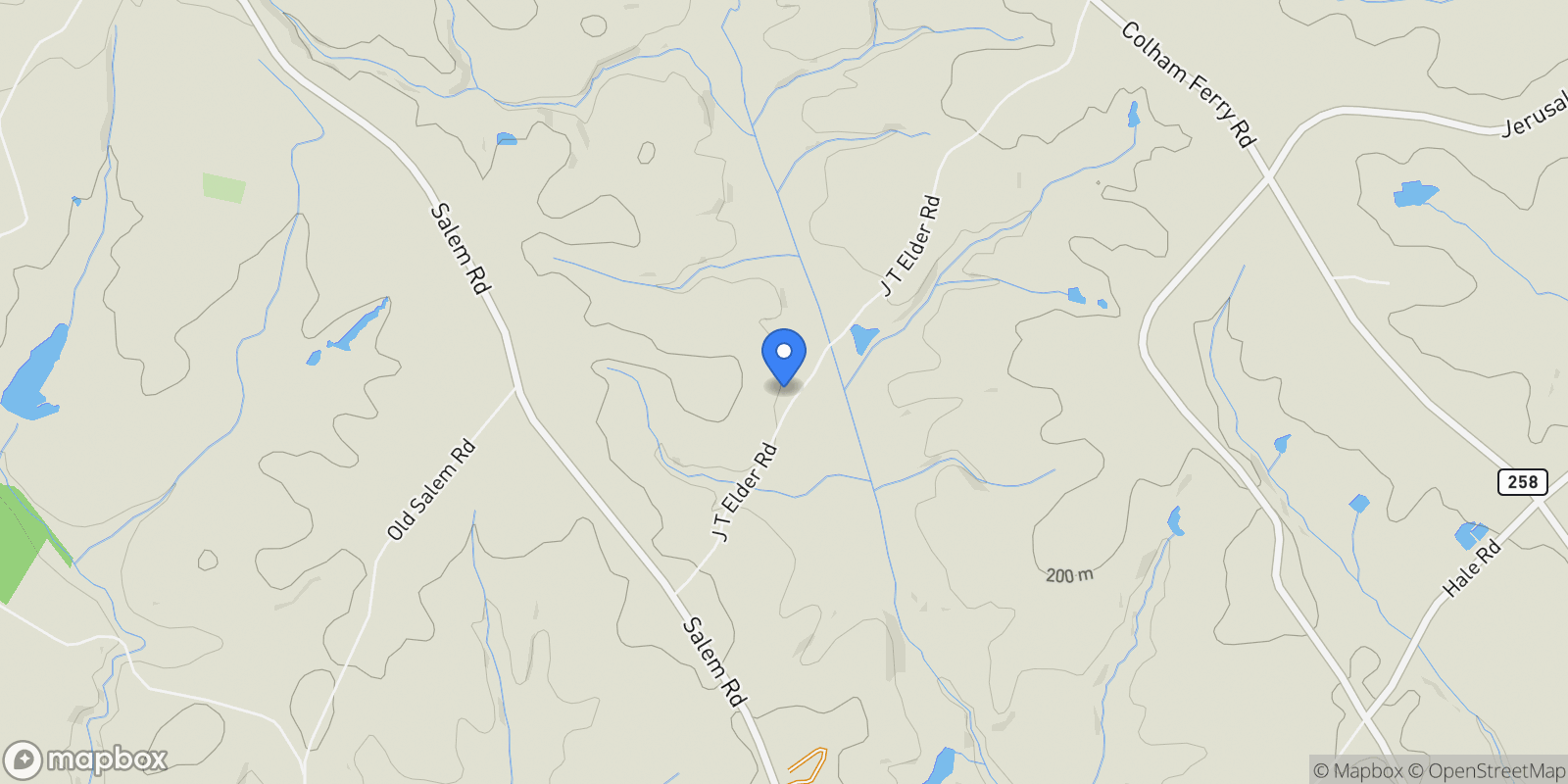 Map showing 0 J T Elder Road, Watkinsville, GA 30677, Watkinsville, Georgia, United States.