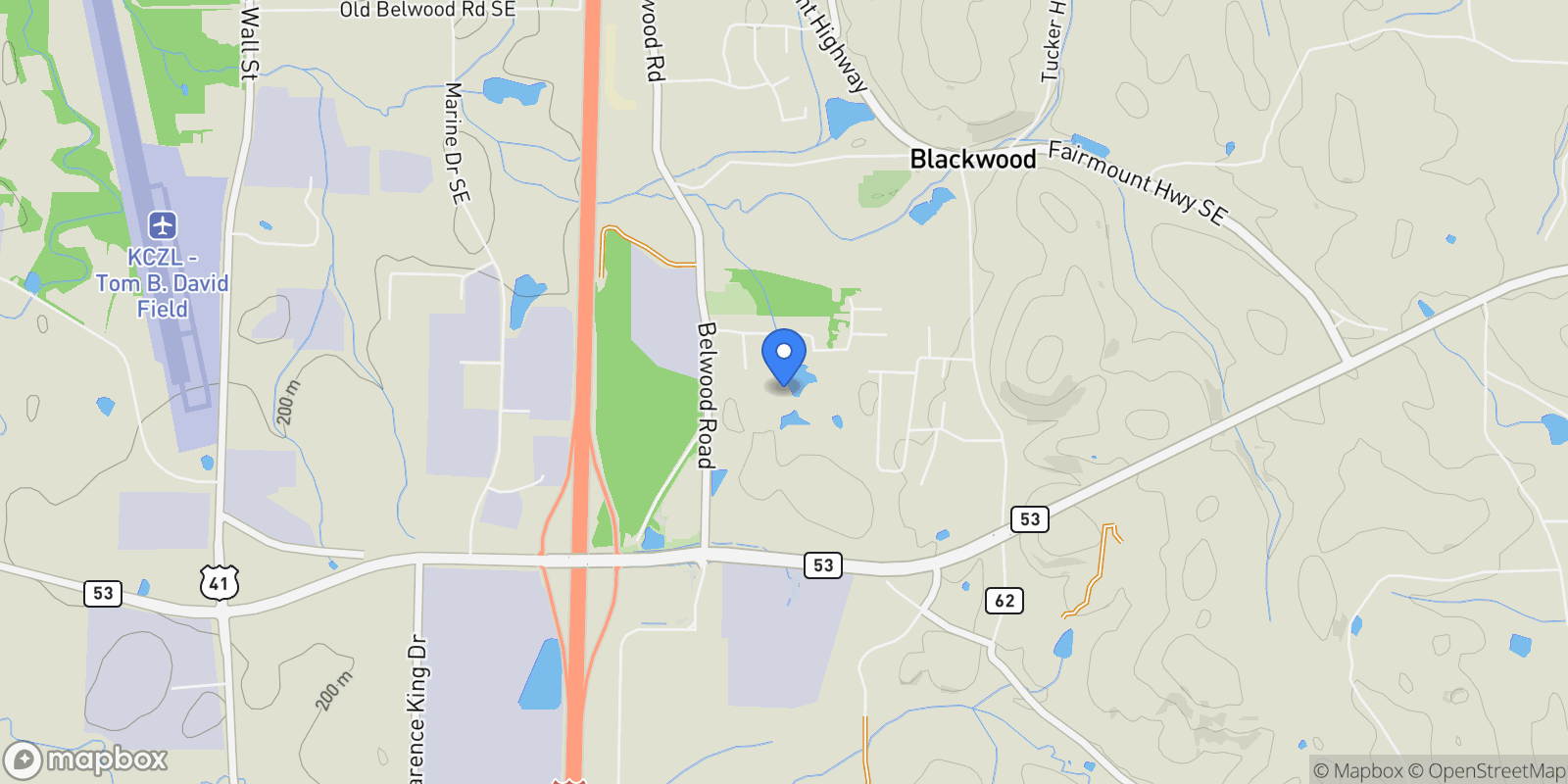 Map showing 277 Belwood Drive SE, Calhoun, GA 30701, Calhoun, Georgia, United States.