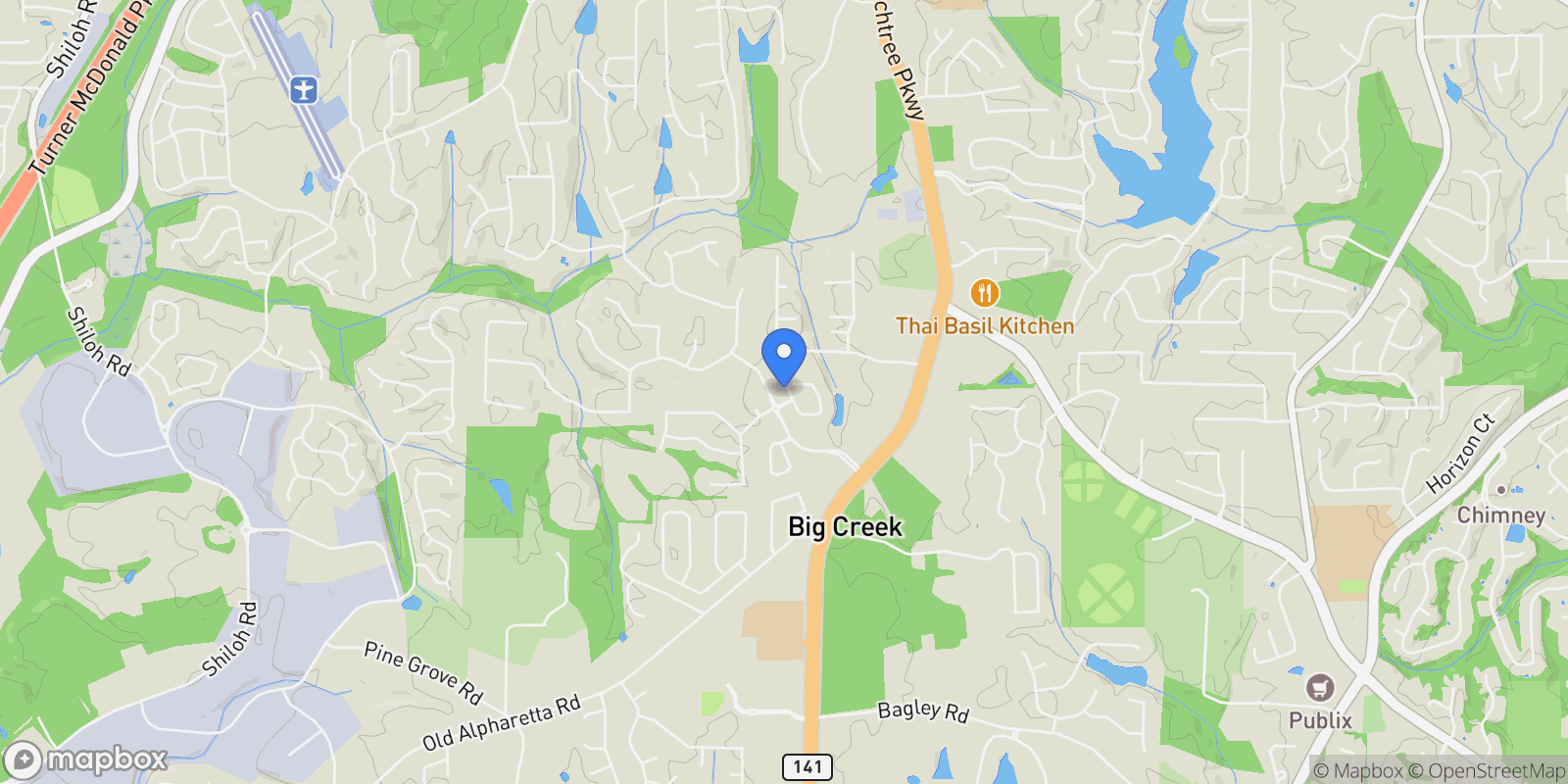 Map showing 2550 Ballantrae Circle , 53F, Cumming, GA 30041, Cumming, Georgia, United States.