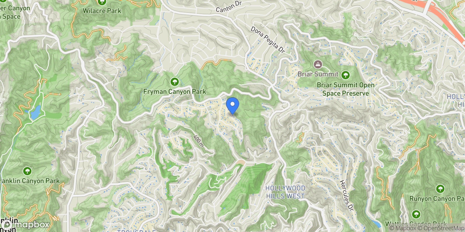Map showing 2700 Carmar Drive, Los Angeles, California, United States.