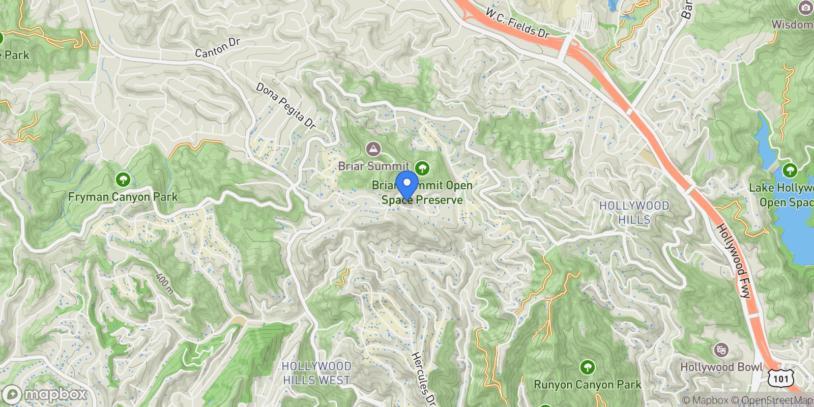 Map showing 7776 Firenze Avenue, Los Angeles, California, United States.