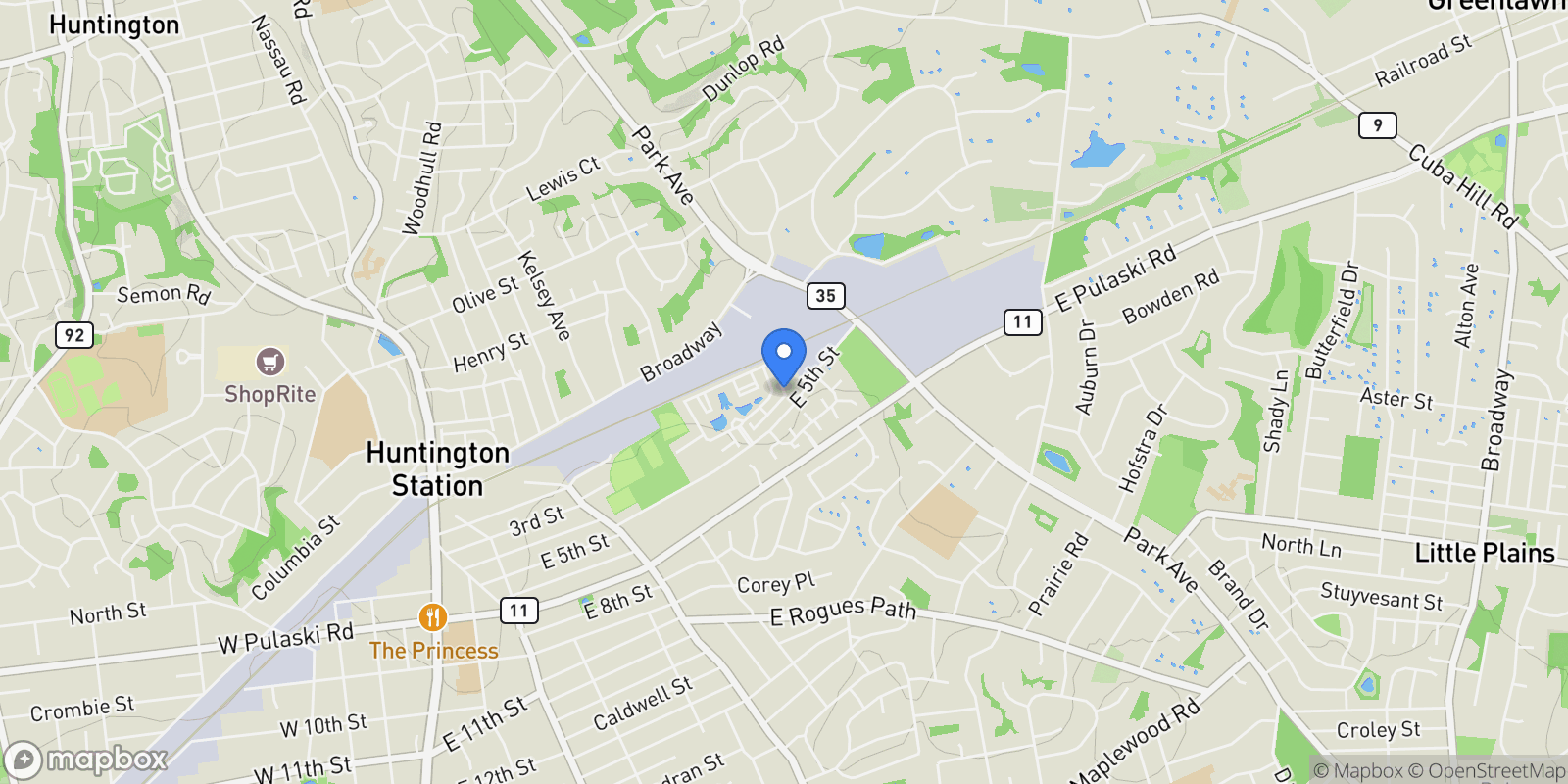 Map showing 2202 Townhome Way, Huntington Station, NY 11746, Huntington Station, New York, United States.