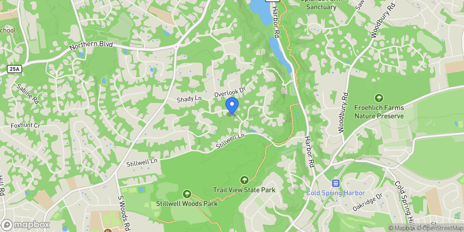 Map showing 121 Laurel Lane , Syosset, NY 11791, Syosset, New York, United States.